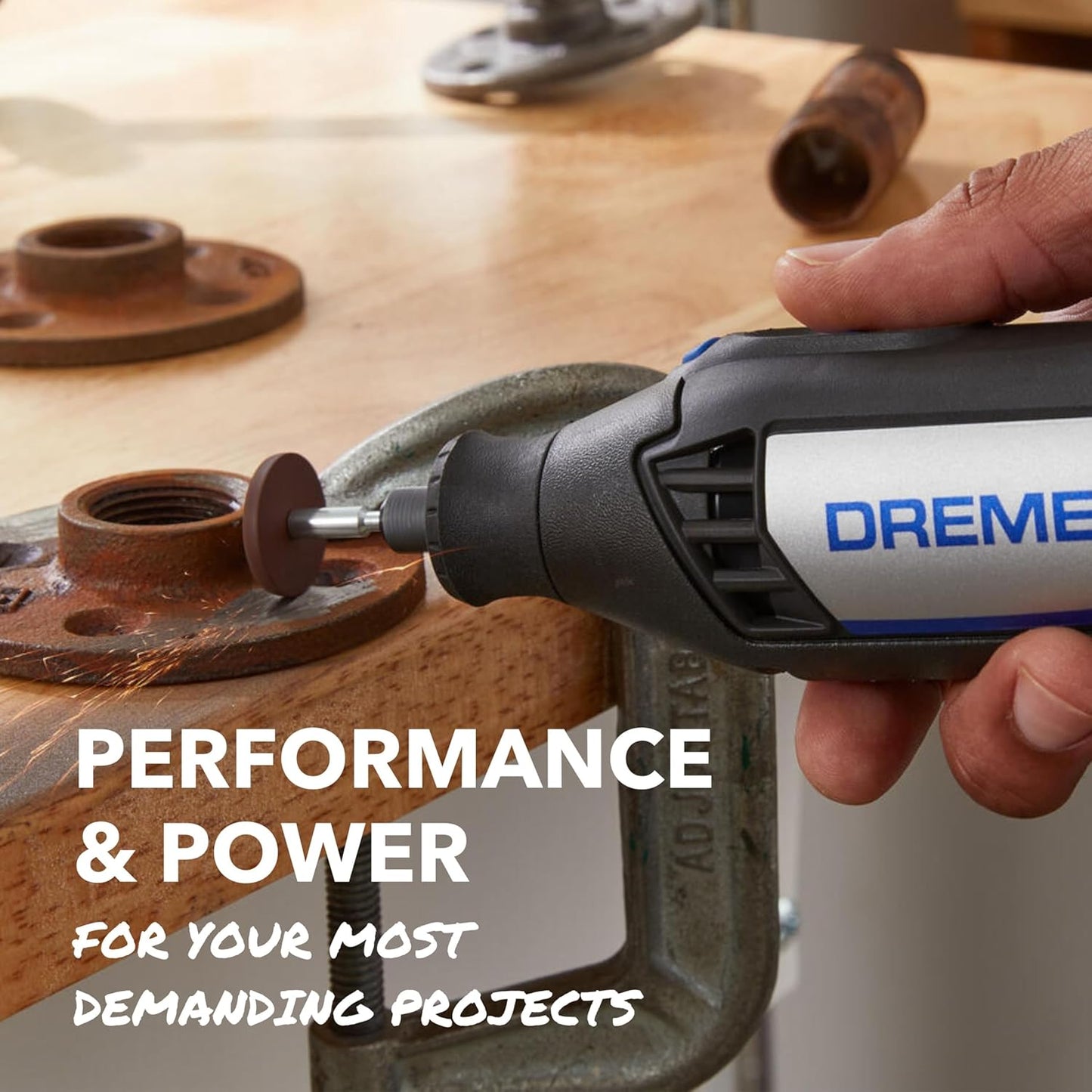 Dremel 4000-2/32 Variable Speed Rotary Tool Kit-Engraver, Polisher, and Sander- Perfect for Cutting, Detail Sanding, Engraving, Wood Carving, and Polising- 2 Attachments & 32 Accessories
