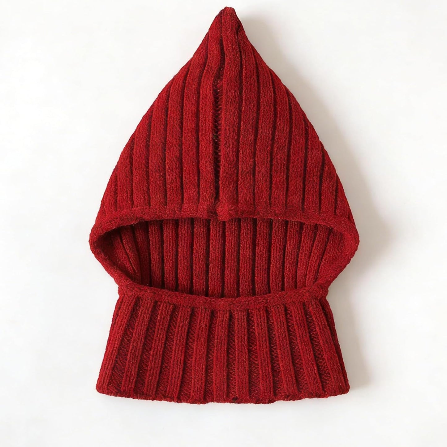 Infant Red Earflap Balaclava Beanie Hats Outdoor Cold Weather Ear Neck Protection Winter Warm 6-24 M Toddler