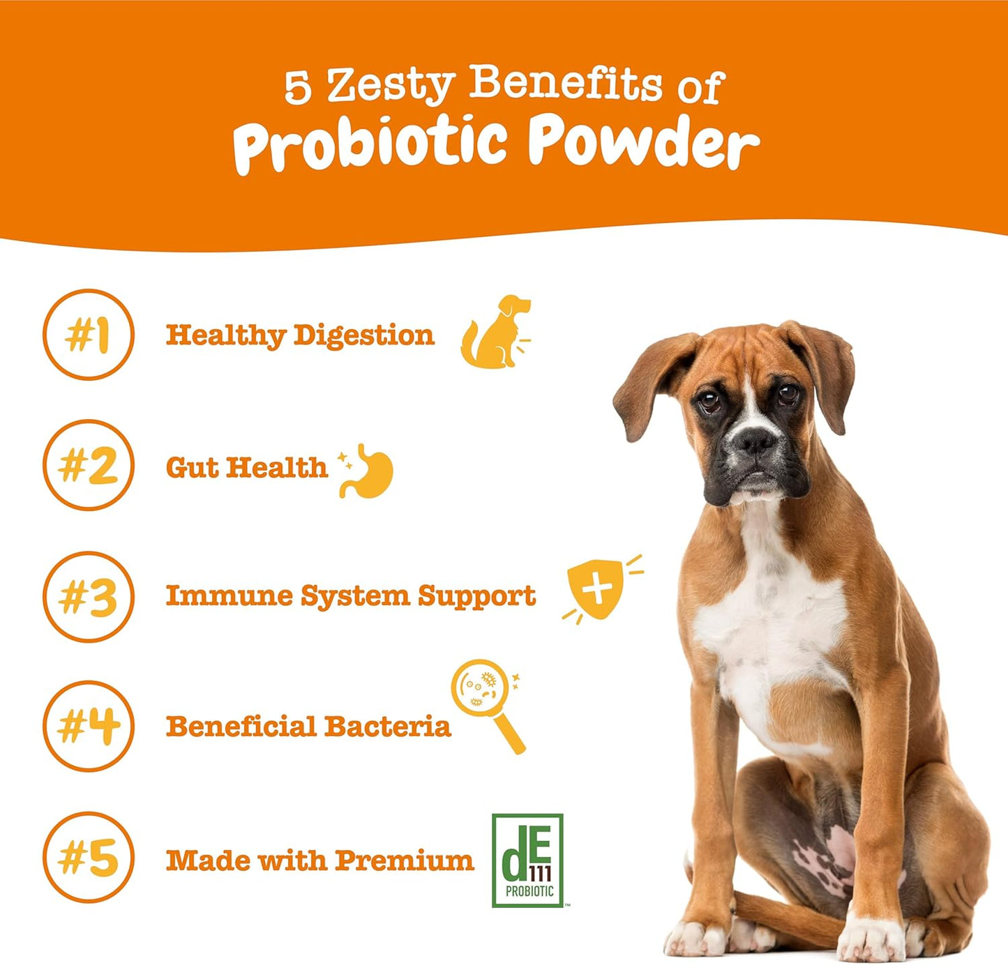 Zesty Paws Dog Allergy Immune Bites - Itching Skin Relief + Probiotic Powder for Dogs