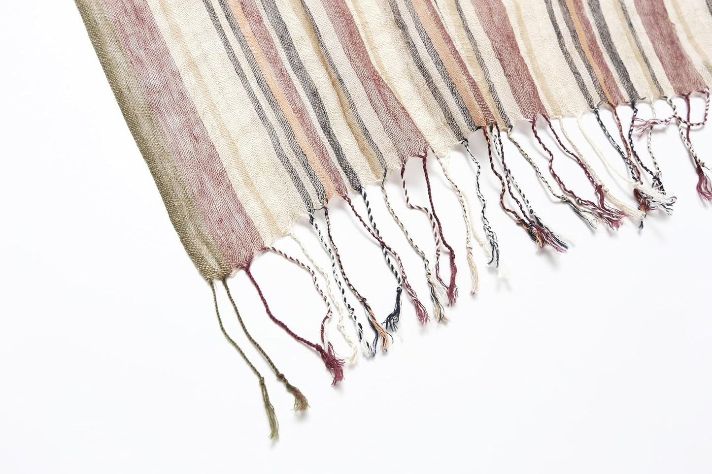 Jeelow Lightweight Summer Scarf Light Shawl Wrap Linen Feel Scarves For Men And Women