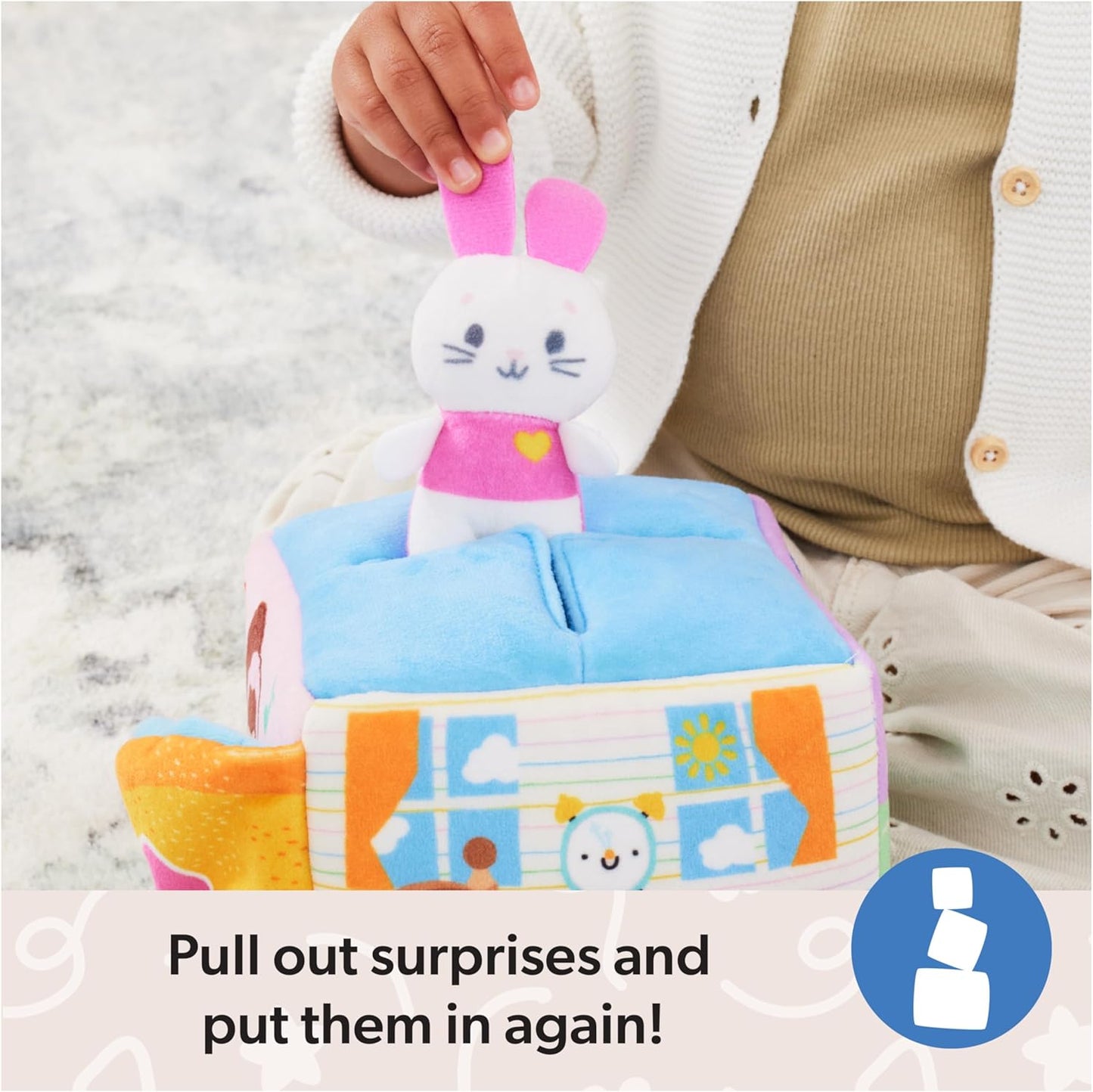 Ms. Rachel Official Surprise Learning Box, Educational Toys with Stuffed Animals, Sensory Toys & Activities for Babies, Toddler Toys for Girls & Boys Ages 3 Months - 2+ Years