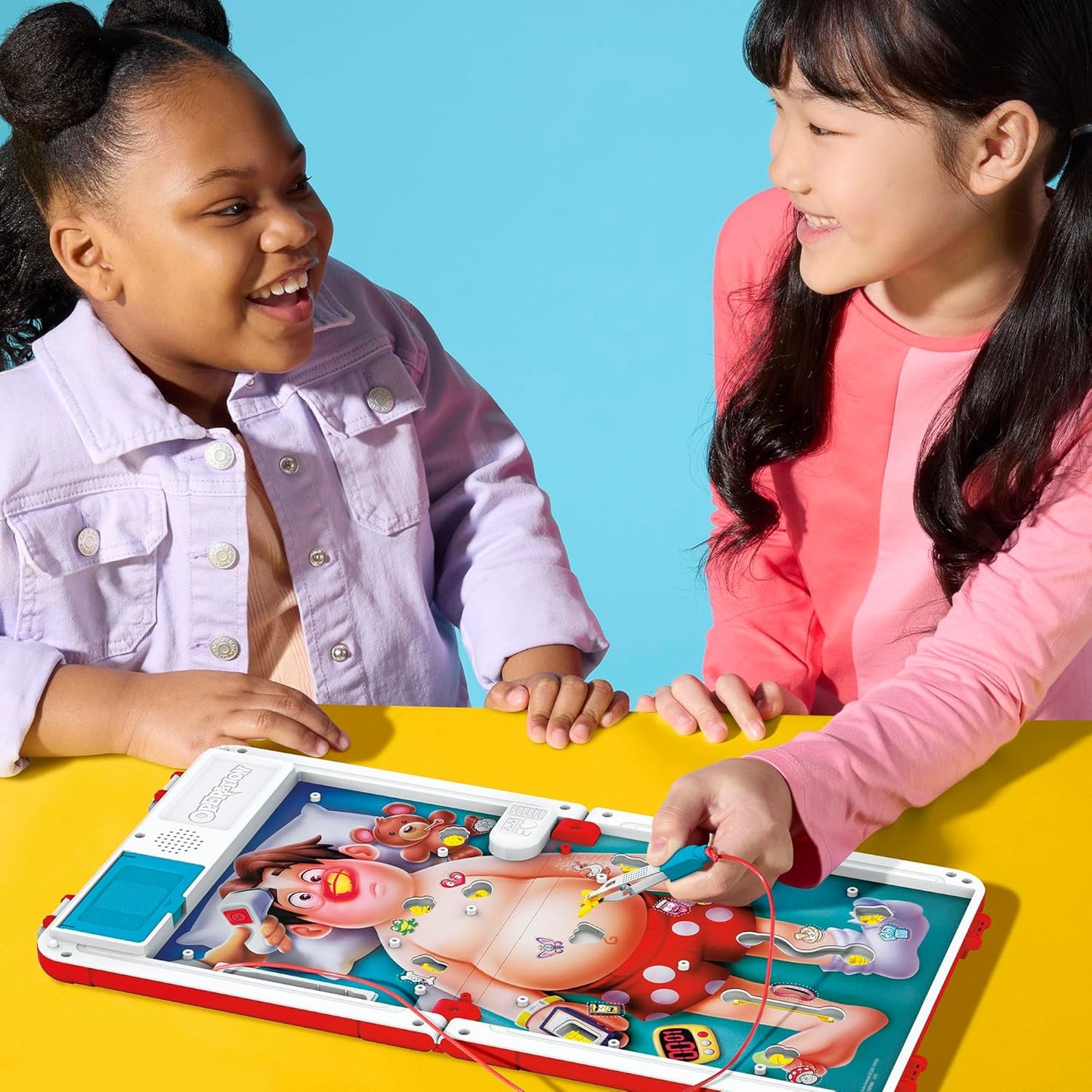 Operation Electronic Board Game with All-in-One Carrying Case | 2 Ways to Play | Ages 6+ | 1+ Players | 10 Mins. | Fun Kids Games