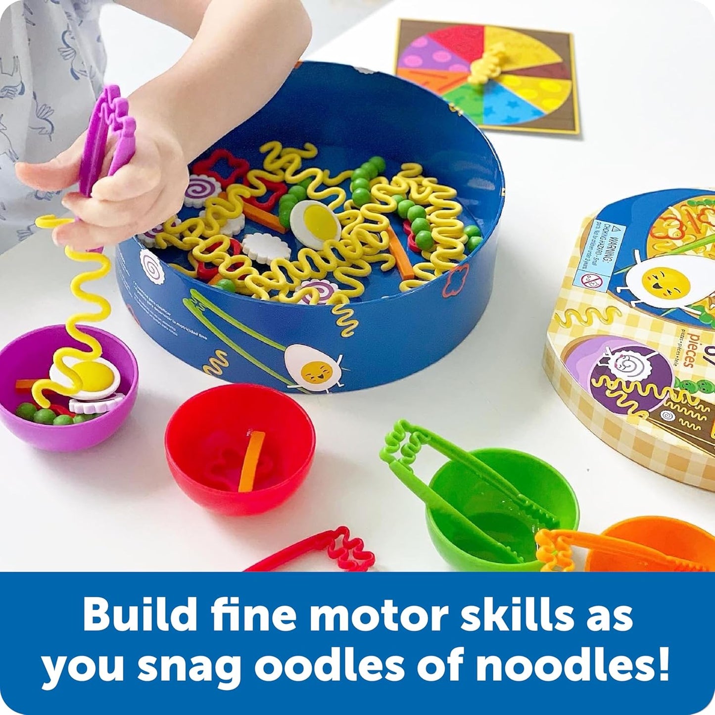 Learning Resources Noodle Knockout! Fine Motor Game - Montessori Preschool Activities, Educational Sensory Play Toy, Occupational Therapy Must Haves for Kids