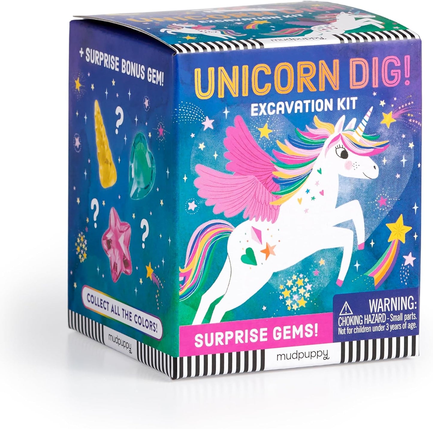 Mudpuppy Unicorn Dig! – Excavation Kit Including Hidden Unicorn in Gem and Plastic Chisel for Children Ages 5 and Up