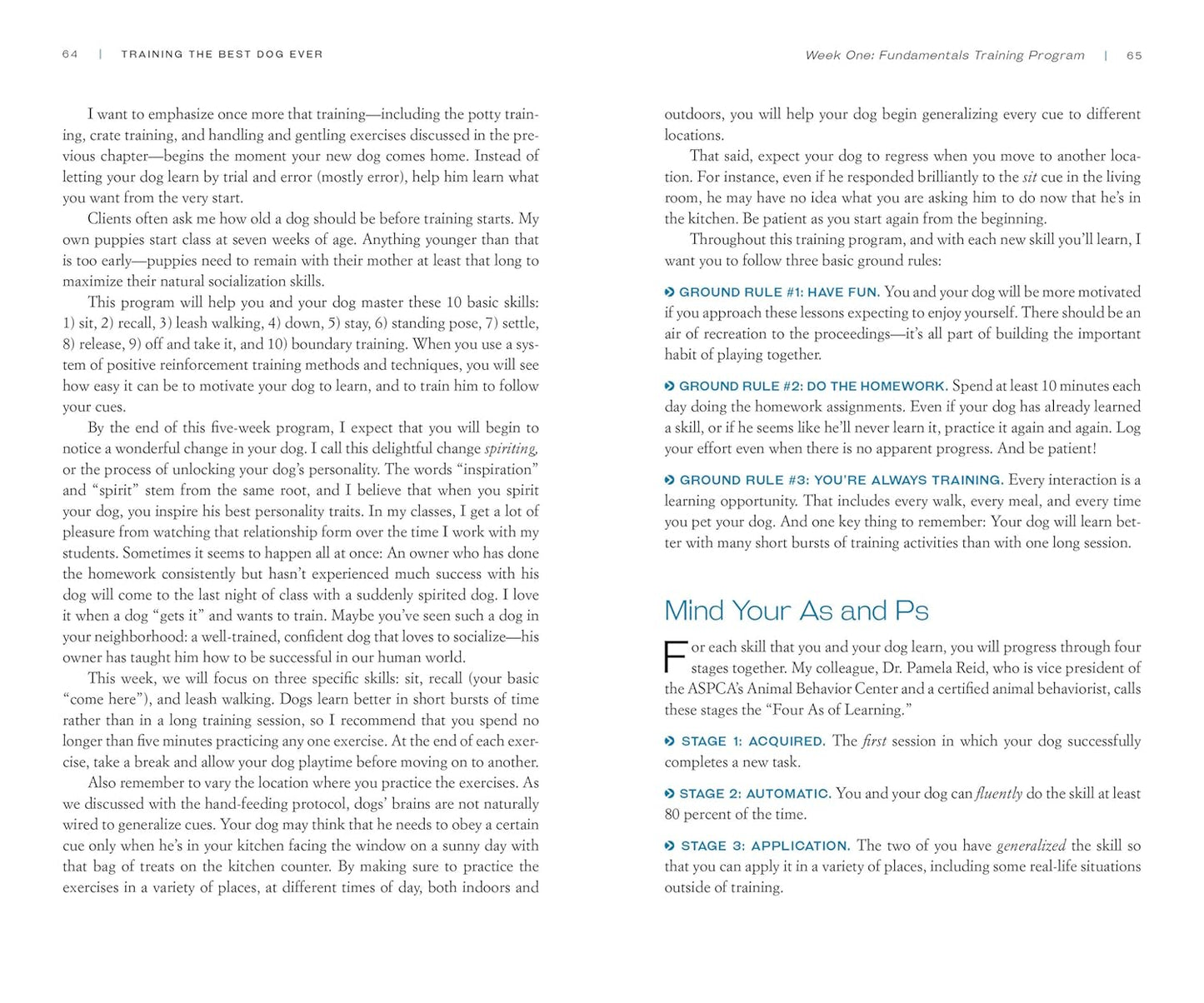 Training the Best Dog Ever: A 5-Week Program Using the Power of Positive Reinforcement