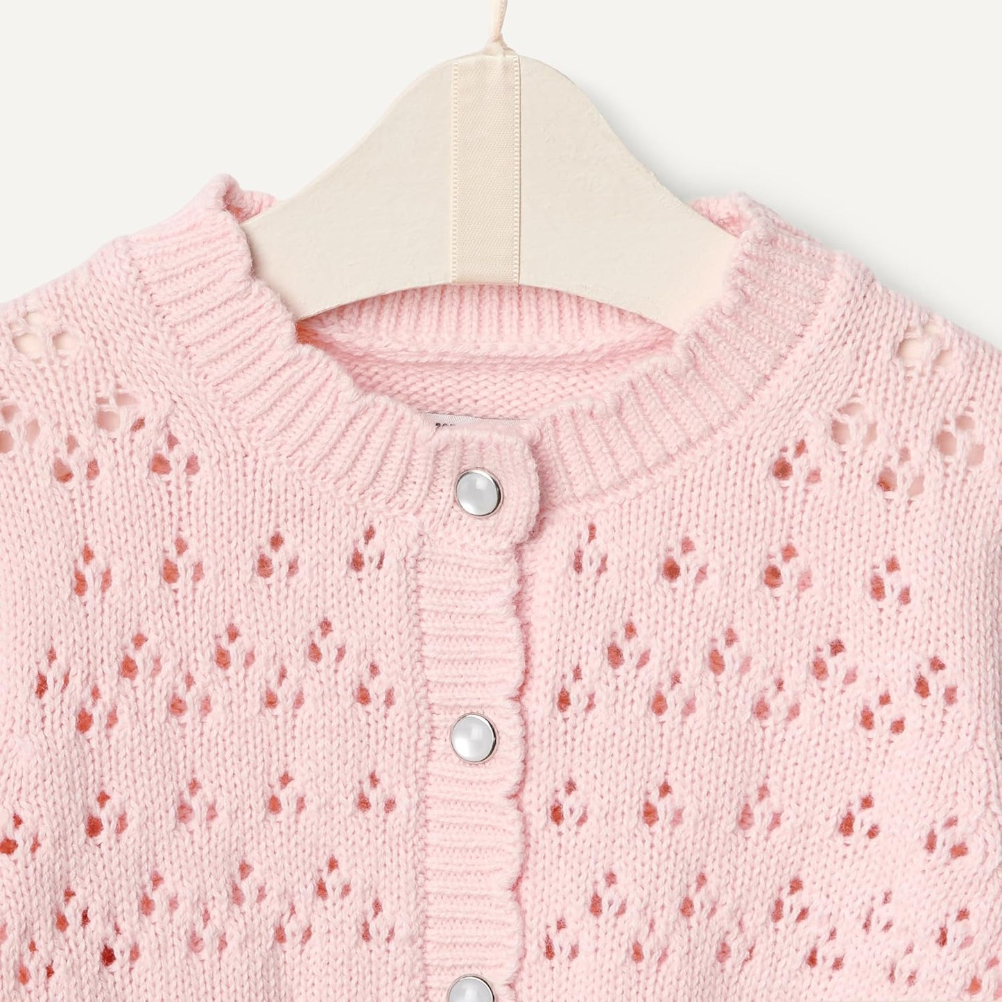 Amazon Essentials x Sofia Grainge Toddler and Baby Girls' Lightweight Cotton Cardigan Sweater