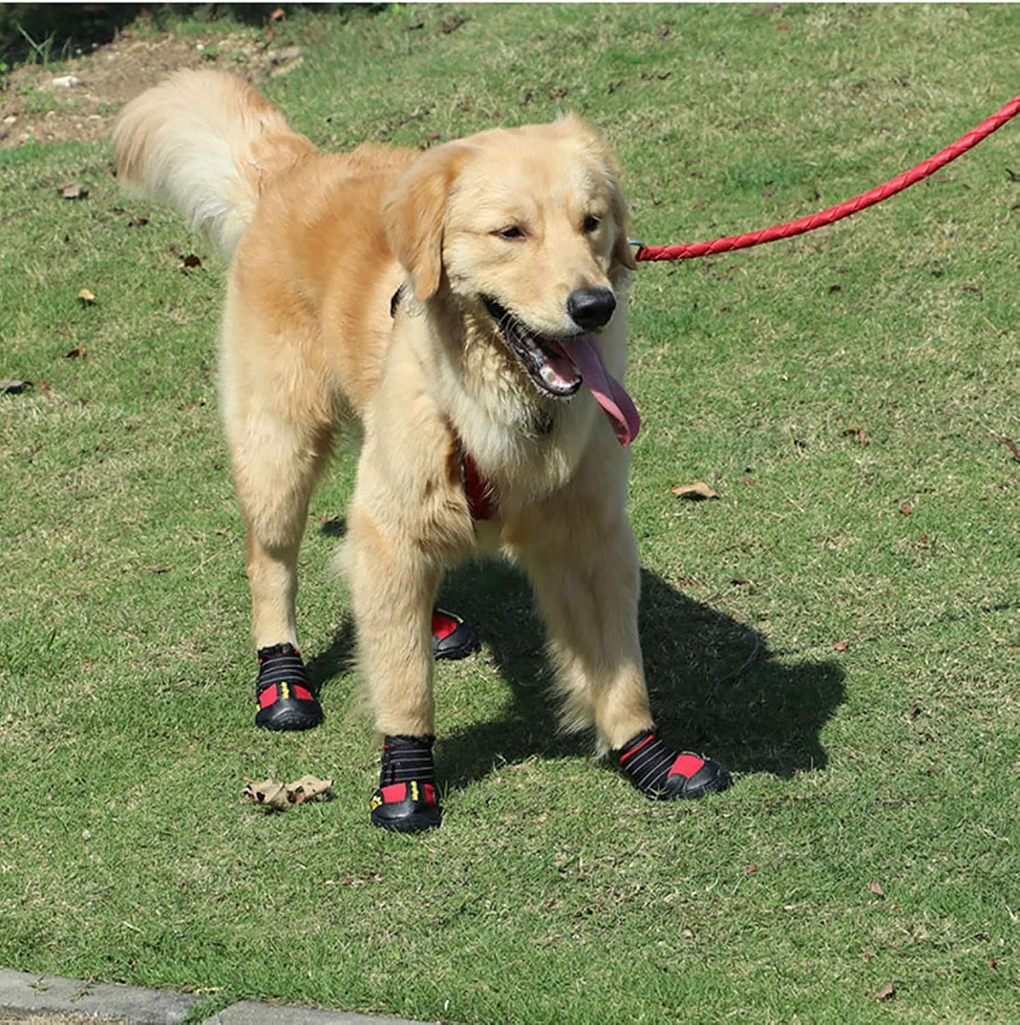 Winter Pet Booties Mountain Soles Dog Boots Water Proof Non-Slip Shoes with Reflective Straps All Weather Neoprene Paw Protector