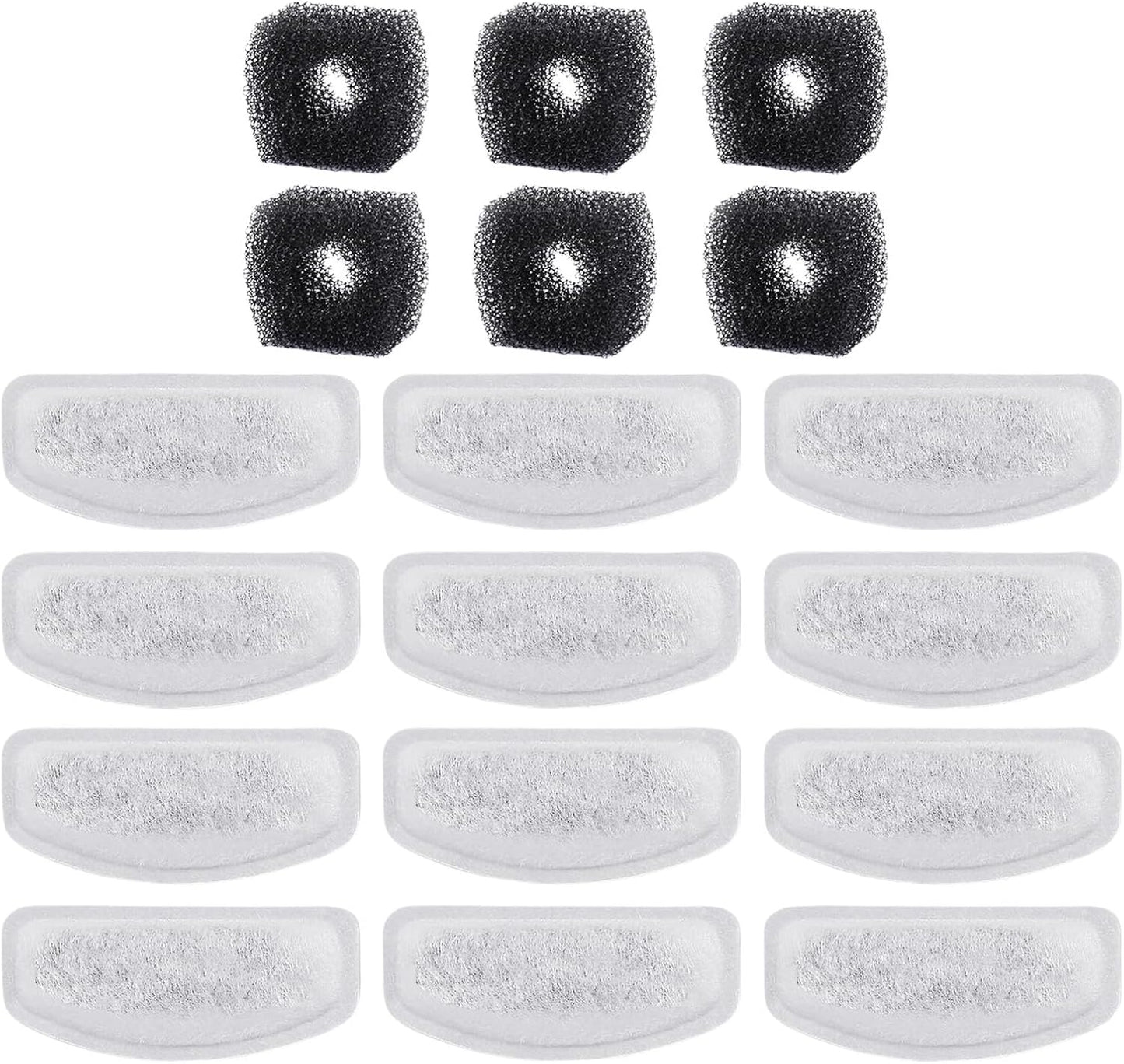18pcs Universals Cats Fountains Drinking Fountains Activated Pad for Purified Water Cats Healths Water Filter