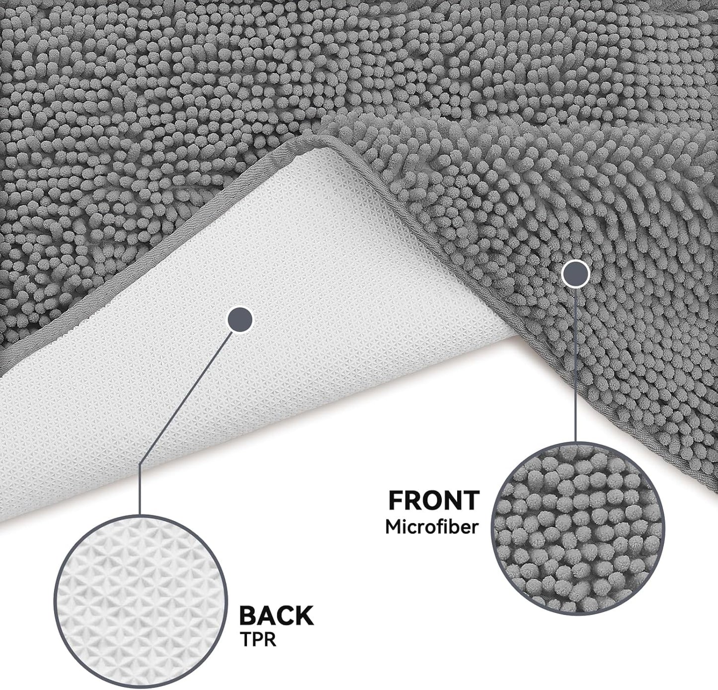 Bcoimo Super Absorbent Dog Door Mat, 30"*20" Anti Slip Mat for Muddy Paws, Pet Rugs for Dirty Paws Washable That Absorbs Moisture and Dirt, for Dog Cage and Pet Resting Carpet