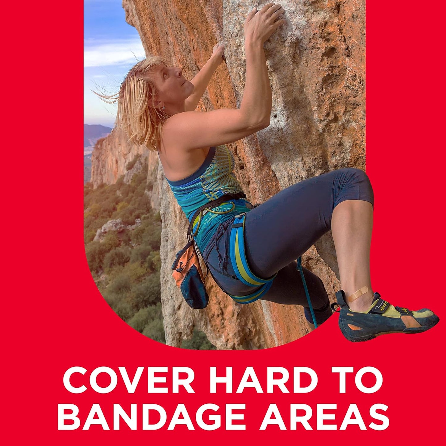 BAND-AID Brand Flexible Fabric Adhesive Bandages with Memory-Weave Fabric, Quilt-Aid Comfort Pad & Hurt-Free Pad; Wound Care for Minor Cuts, Scrapes, & Wounds, Assorted Sizes, 2 x 100 Count