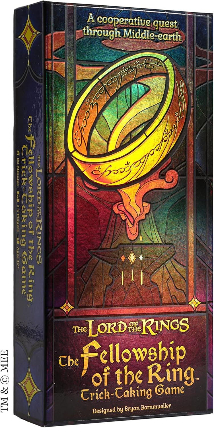 Asmodee The Lord of The Rings The Fellowship of The Ring Trick-Taking Game - A Cooperative Card Adventure! Strategy Game for Kids & Adults, Ages 10+, 1-4 Players, 20 Minute Playtime