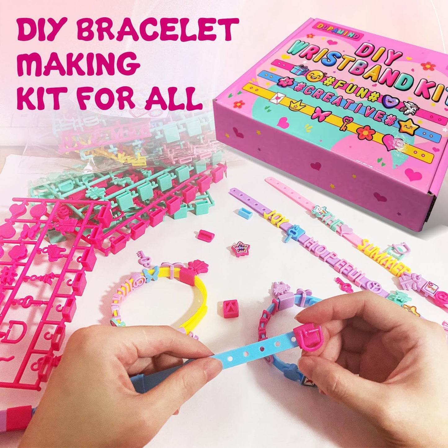 Friendship Bracelet Making Kit for Girls, Birthday Gifts Art & Craft Kits for Kids, DIY Jewelry Making Kit, Girls Present for Ages 5-12, Toys for Age 5, 6, 7, 8, 9, 10, 11, 12 Years Old