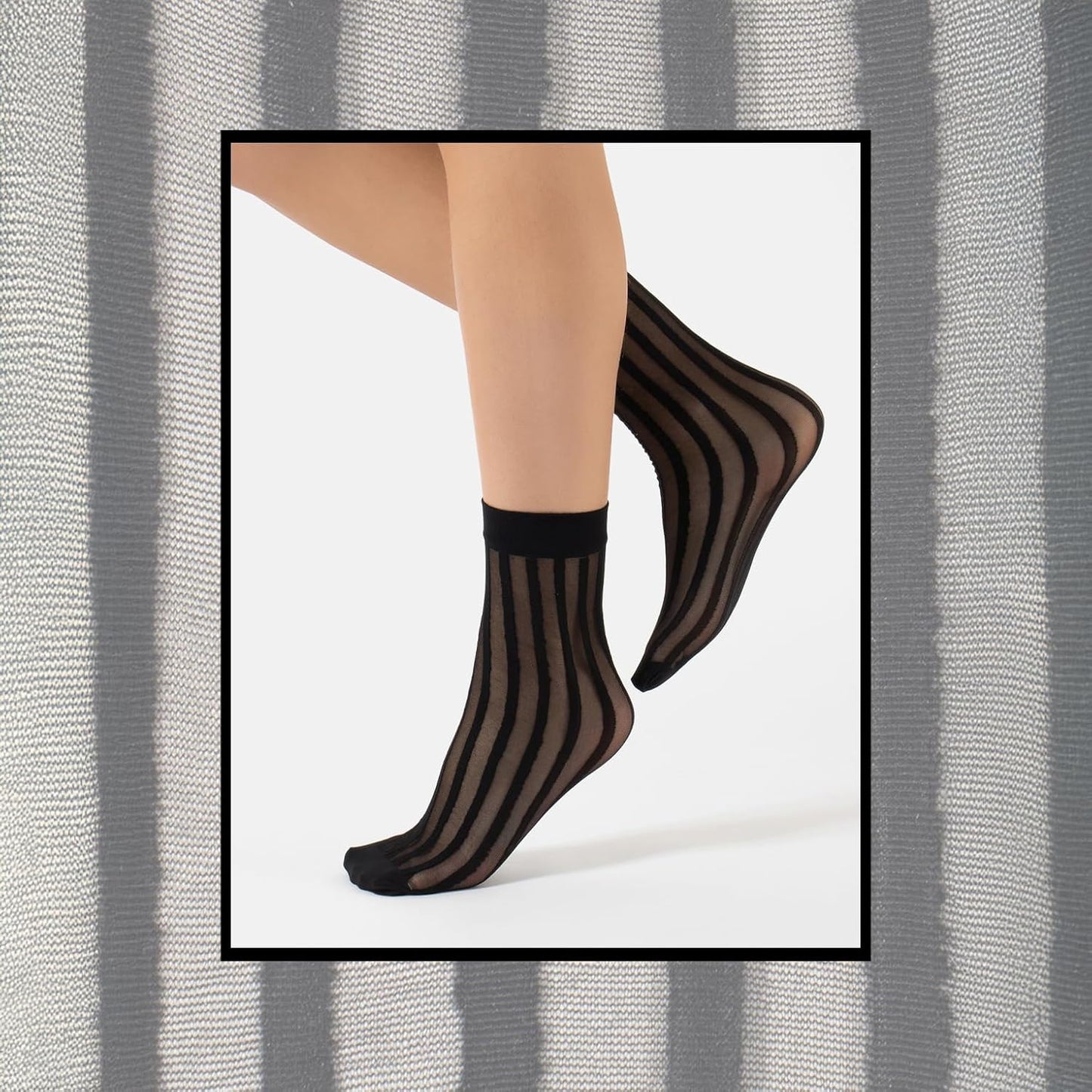 CALZITALY 3 Pairs Women Pop Socks, Sheer Everyday Ankle Socks in 3 Different Designs: Dots, Stripes and Geometric