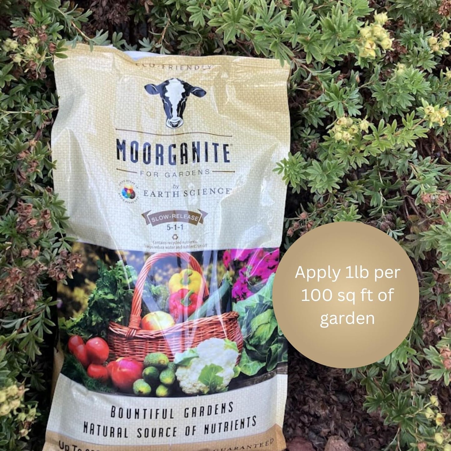Earth Science Moorganite— 5 lb—All Purpose Lawn and Garden Care – Multi-Purpose, Slow Release Lawn Care– Amazon Exclusive Size