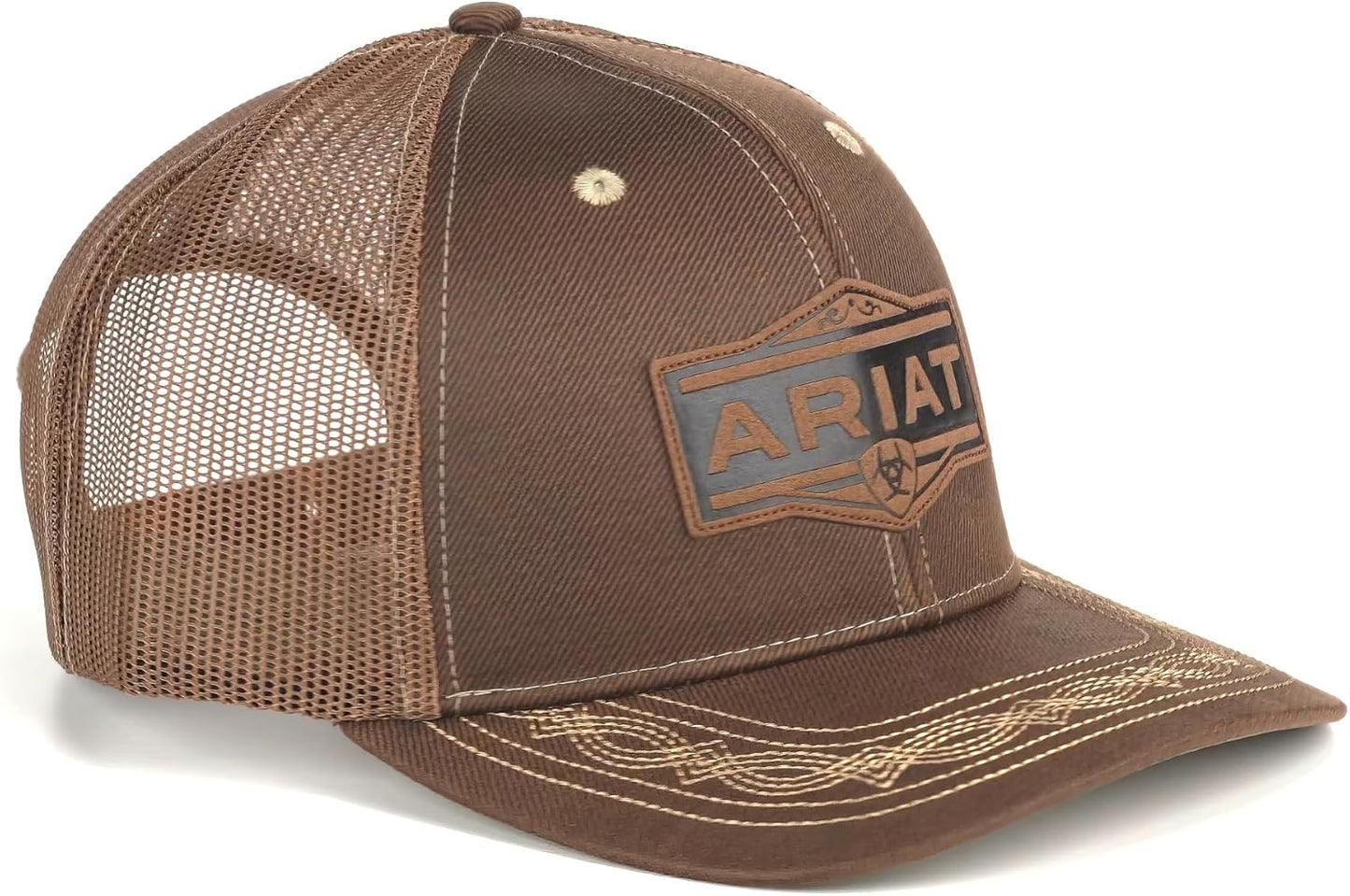 Ariat Men's Black Red Gray Mesh Hat