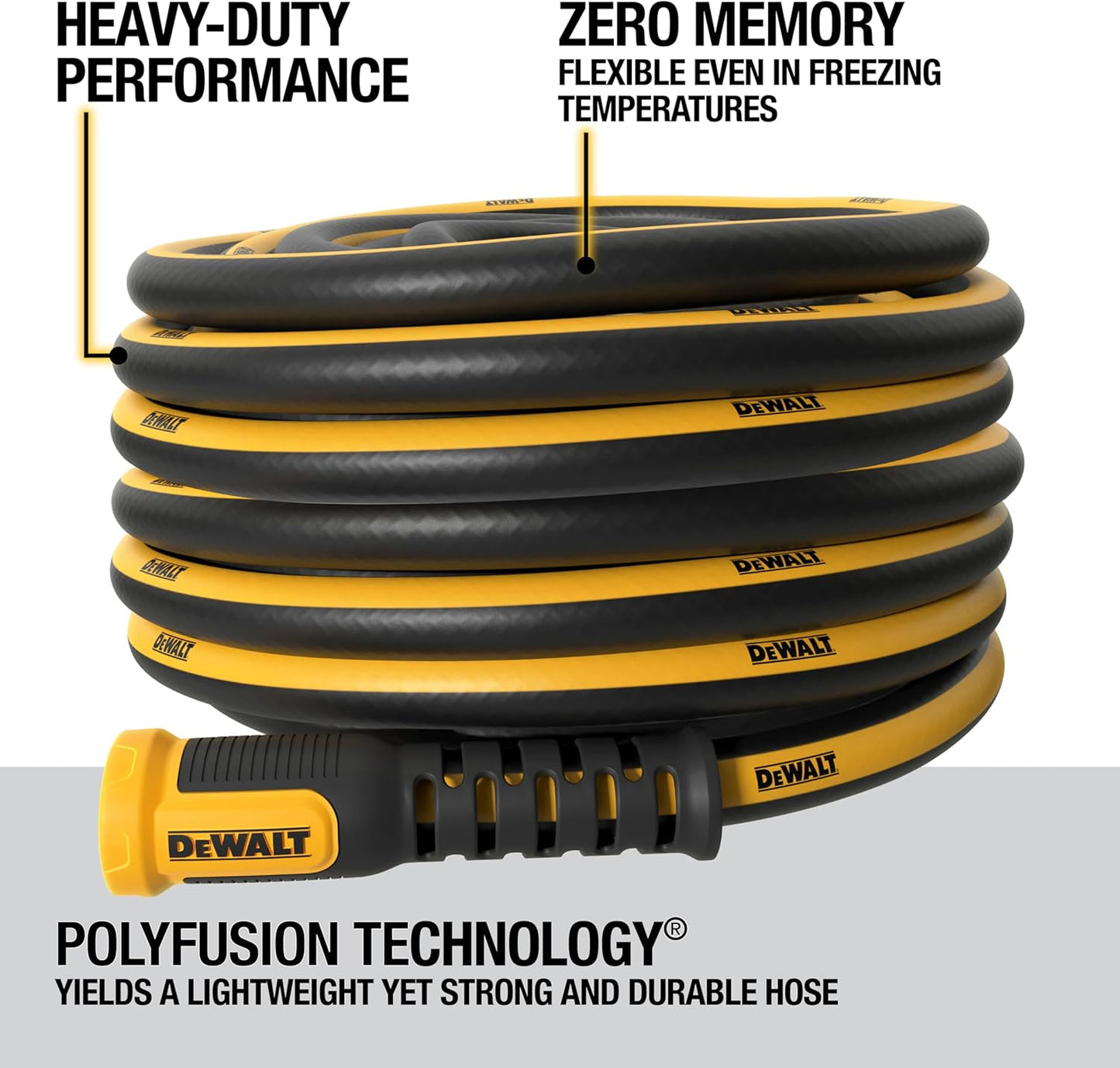 DEWALT Professional Grade Heavy Duty Garden Hose 100 Feet x 5/8 Inch