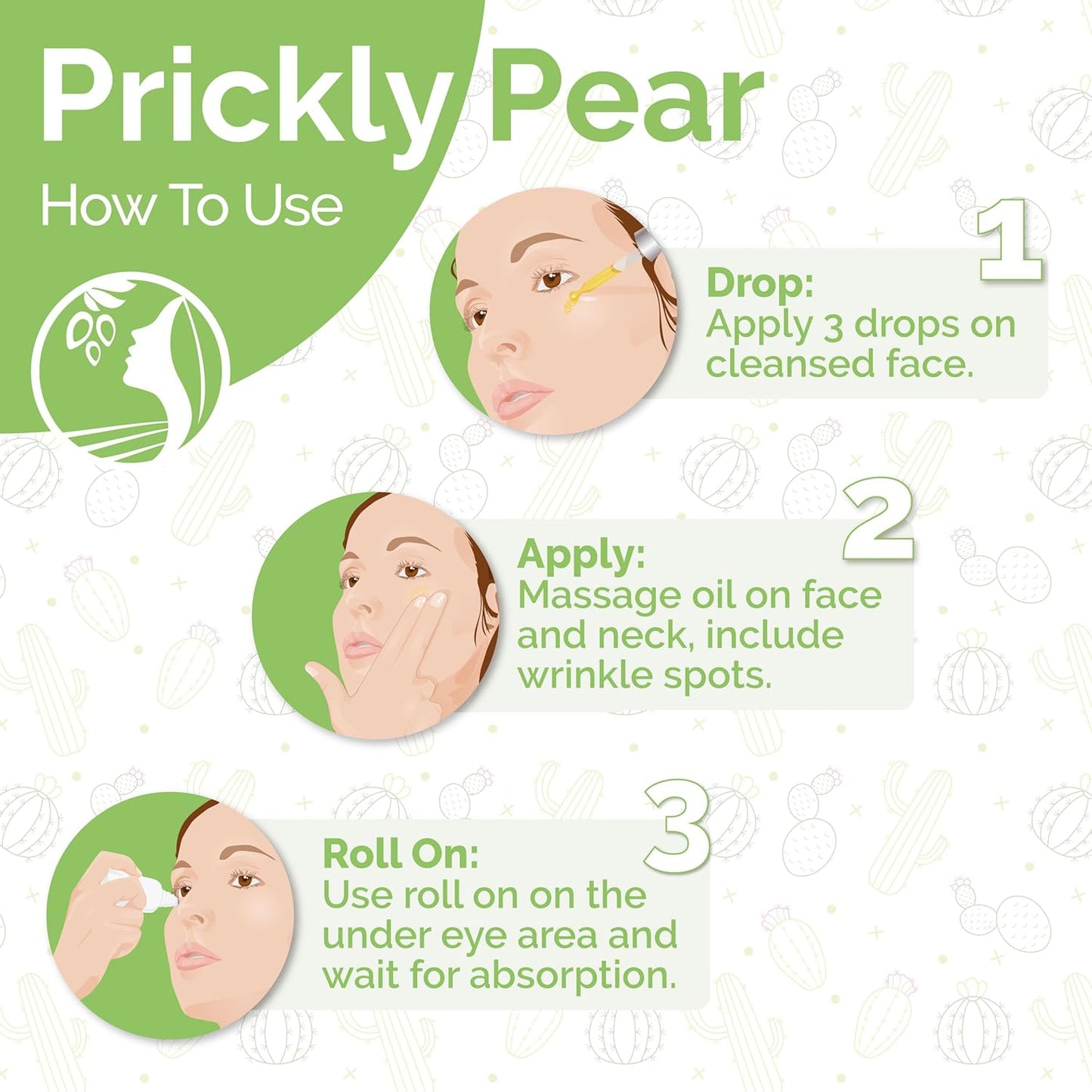 Fatima's Garden Prickly Pear Seed Oil - Organic Anti-Aging Serum, 15ml