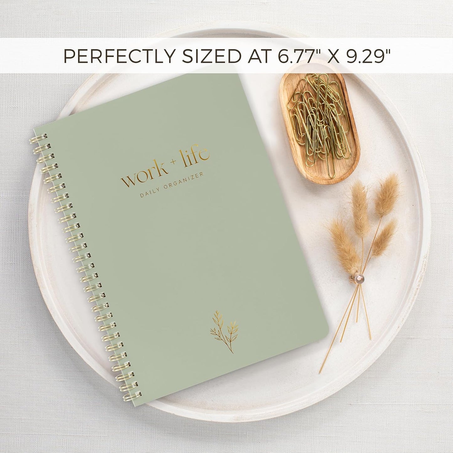 Beautiful Daily Planner and To Do List Notebook For Work And Life - The Perfect Undated Planner to Easily Organize Tasks and Appointments - Stylish Office and School Supplies for Women