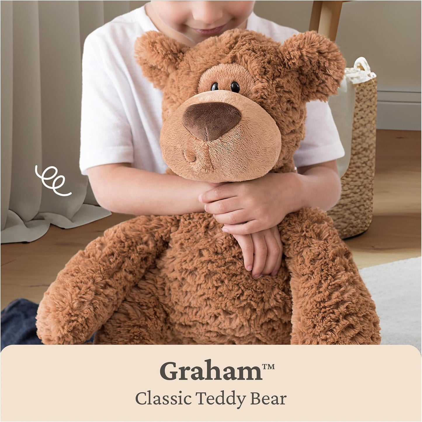 GUND Grahm Teddy Bear, Premium Stuffed Animal for Ages 1 and Up, Brown, 18”
