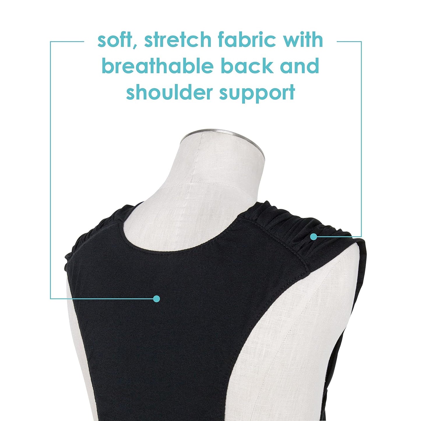 JJ Cole Agility Flex Stretch Baby Carrier – Infant Carrier to Toddler Carrier – 1 Size fits Most Parents – Women 6-20 and Men XS-2X