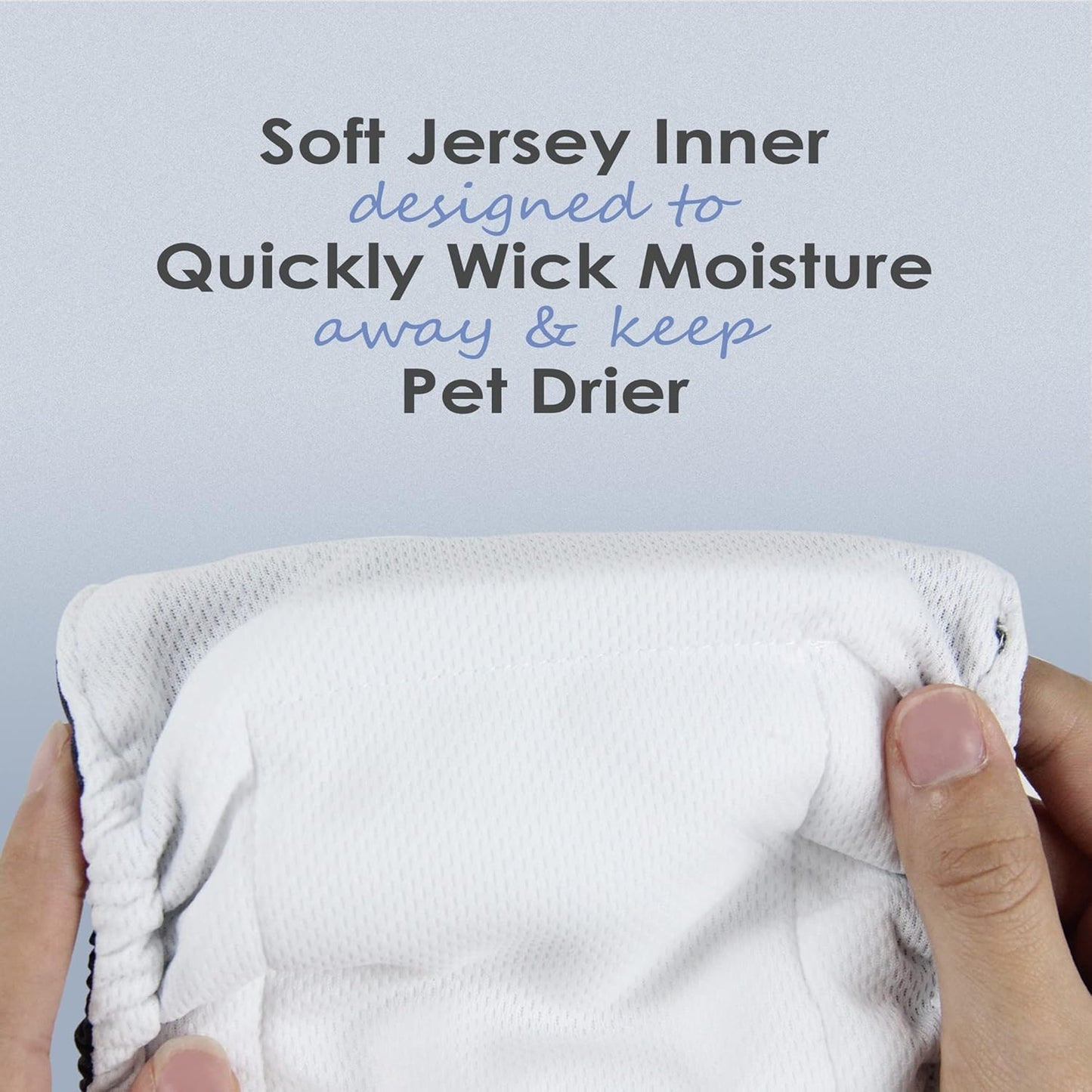 wegreeco Washable Dog Diapers - Washable Male Dog Belly Wrap - Pack of 3 - (Black, Charcoal, Navy, Medium)