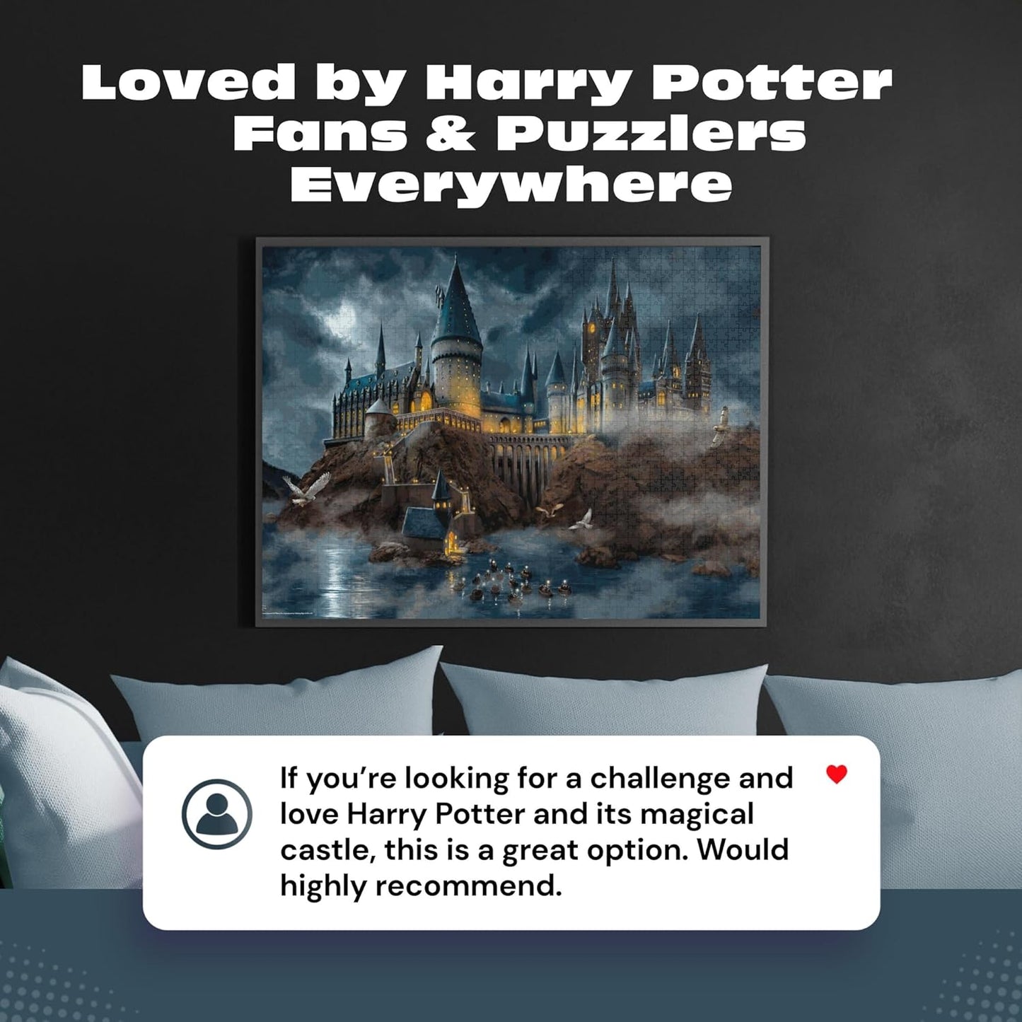 Ceaco - Thomas Kinkade - Harry Potter - Hogwart's Castle - 1500 Piece Jigsaw Puzzle