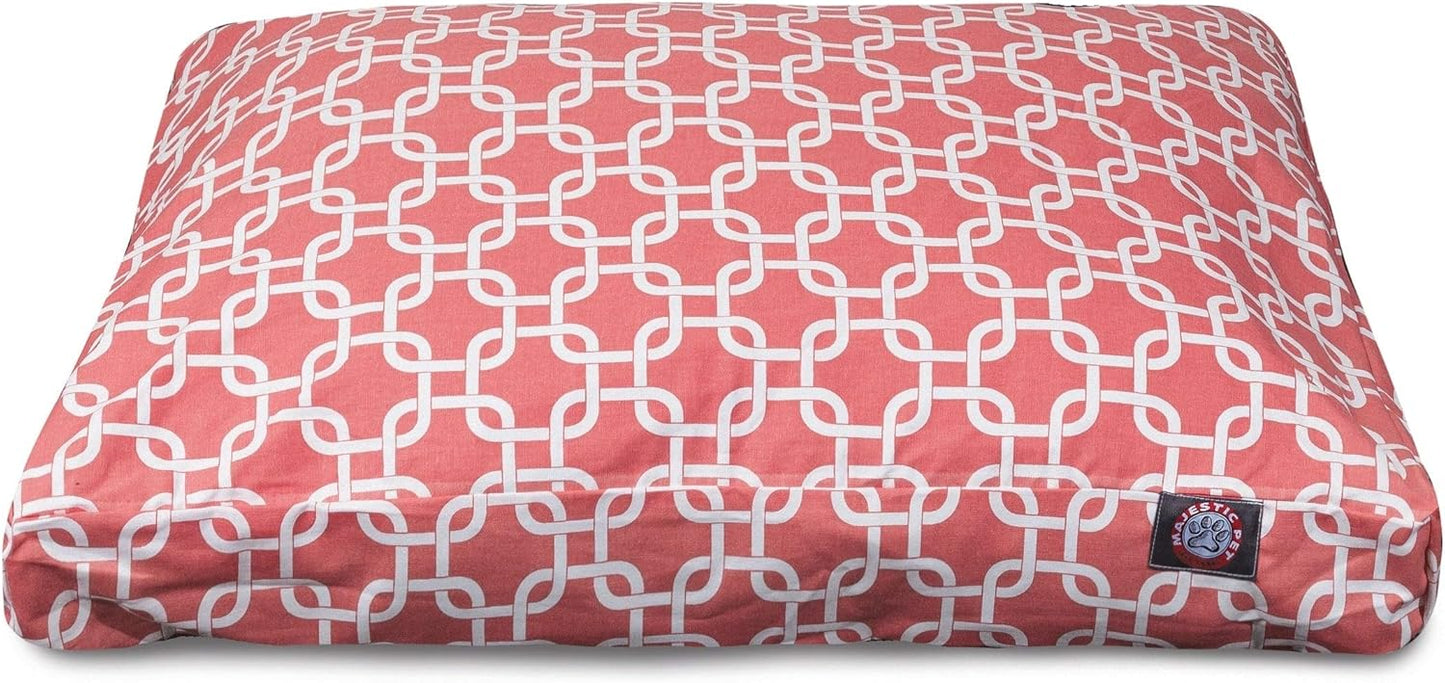 Majestic Pet Coral Links X-Large Rectangle Bed
