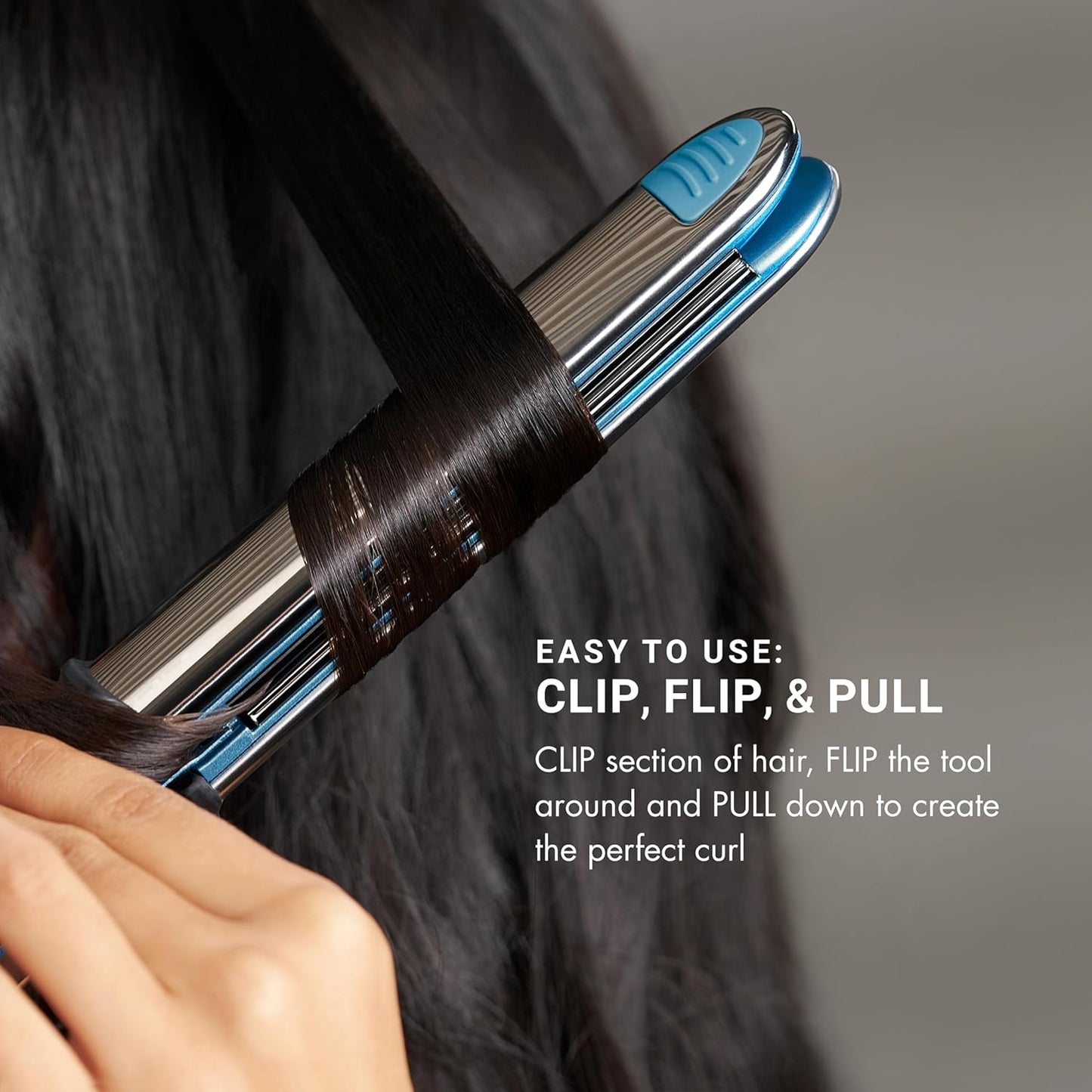 Nano Titanium Prima Ionic Hair Straightener – Professional Flat Iron & Curling Iron in One for Stylists, Pro Styling Hair Tool