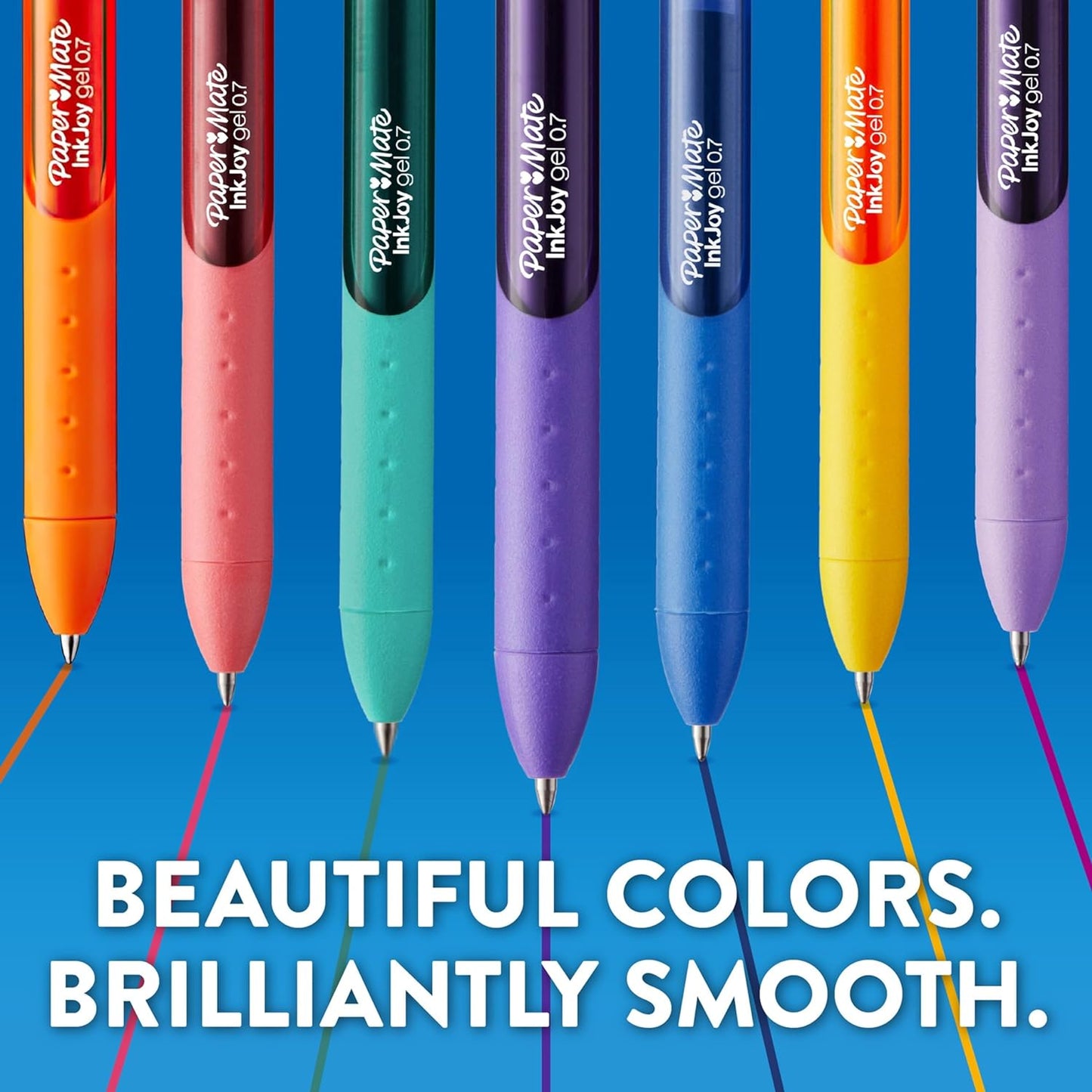 Paper Mate InkJoy Gel Pens, Medium Point (0.7mm), 20 Count - Back to School Supplies, Teacher Essentials, Journaling, Writing, Note-Taking