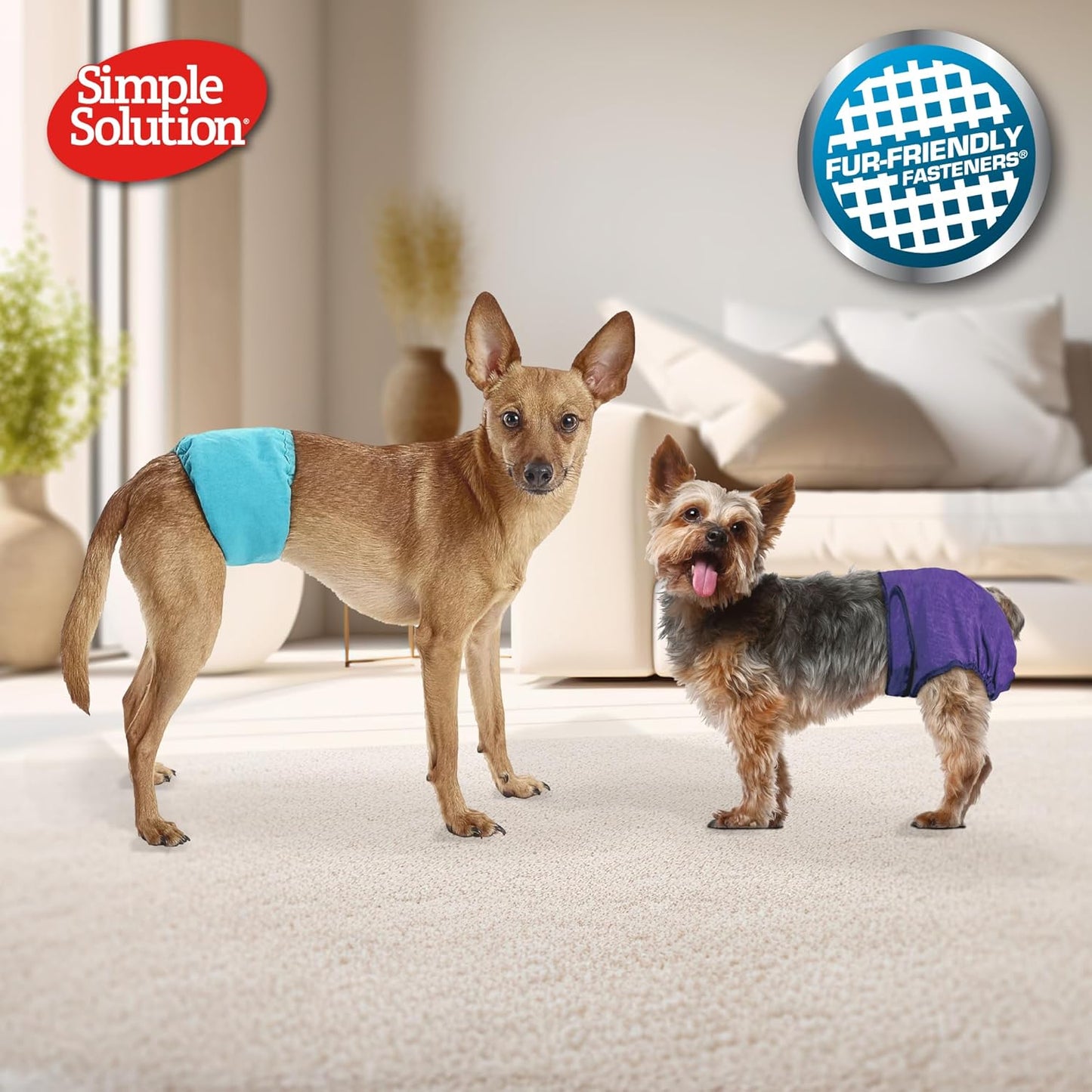 Simple Solution Washable Female Dog Diaper, Small, 1 pack