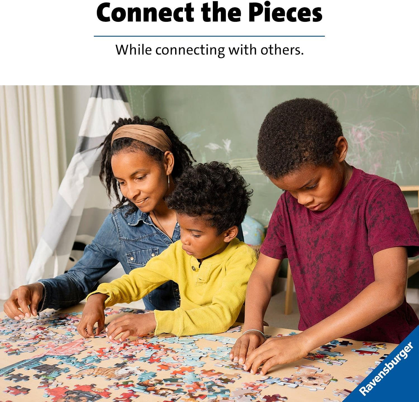 Ravensburger - Minecraft Biomes - 49 Piece Jigsaw Puzzle 3-Pack Set - Pixelated Forests, Oceans & More - Bright, Stunning Imagery - Premium Quality - Ideal Gift - Screen-Free Fun - Children Age 5+