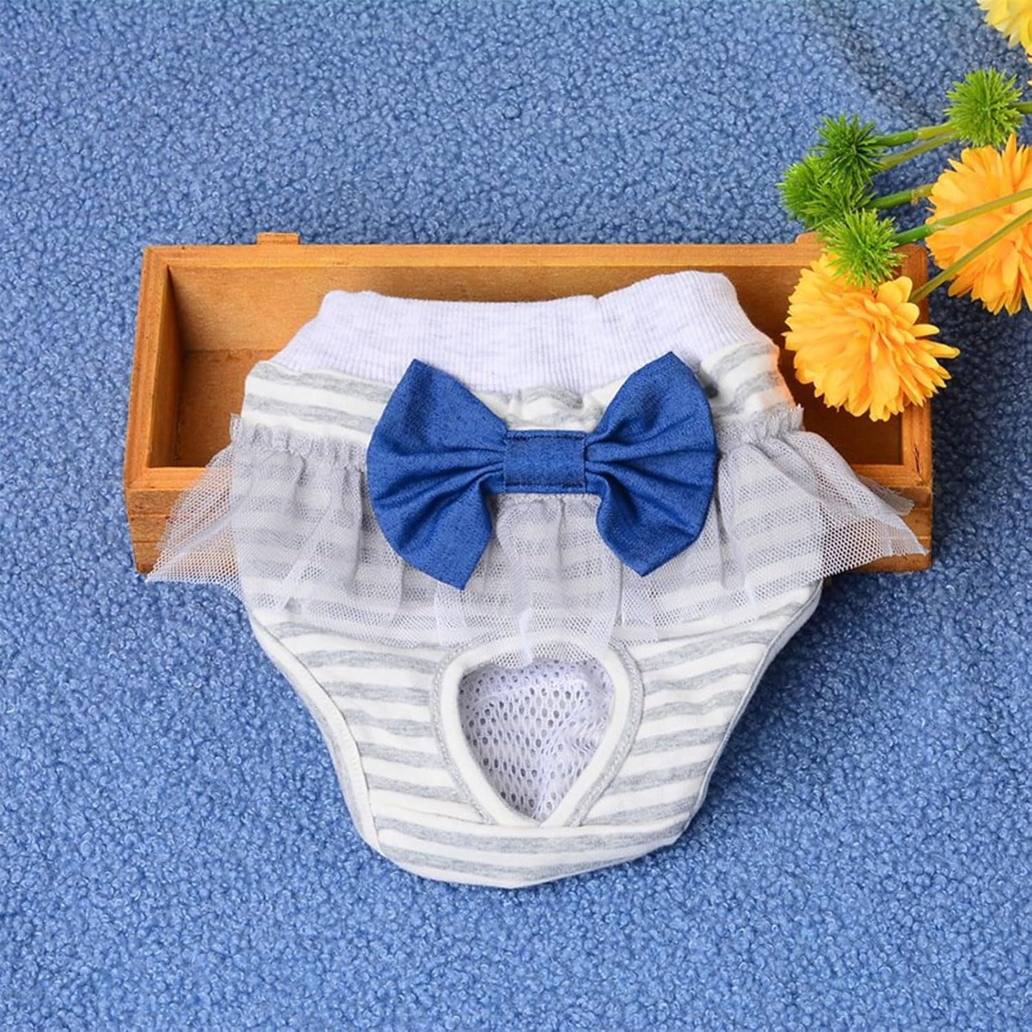 Dog Diaper Sanitary Panties for Girl Female Pet Physiological Pantie for Small Pet Kitten Jumpsuits Briefs Short Diapers Diapers Washable
