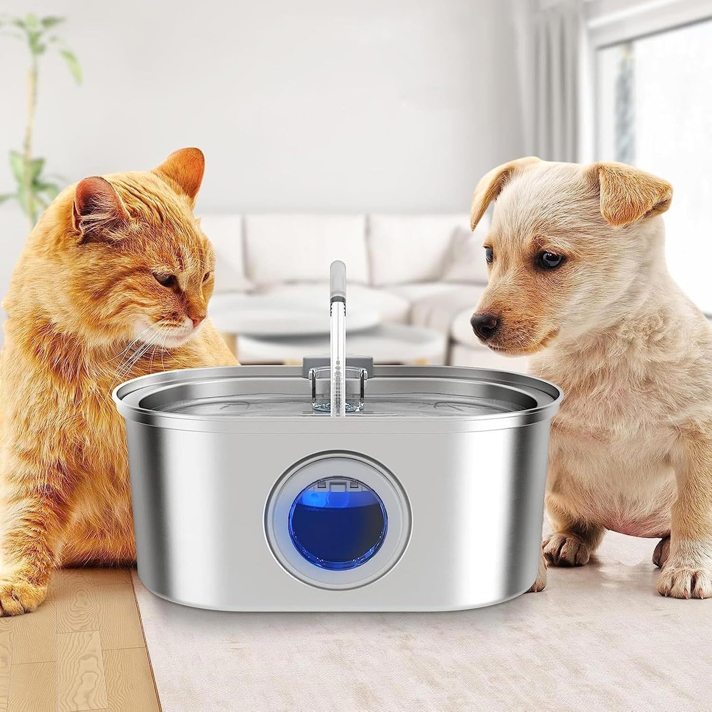 Automatic Cats Water Fountain Feeding Bowl Pet Drink Bowl Large Capacity Pet Drinking Dispenser for Cats for Dogs