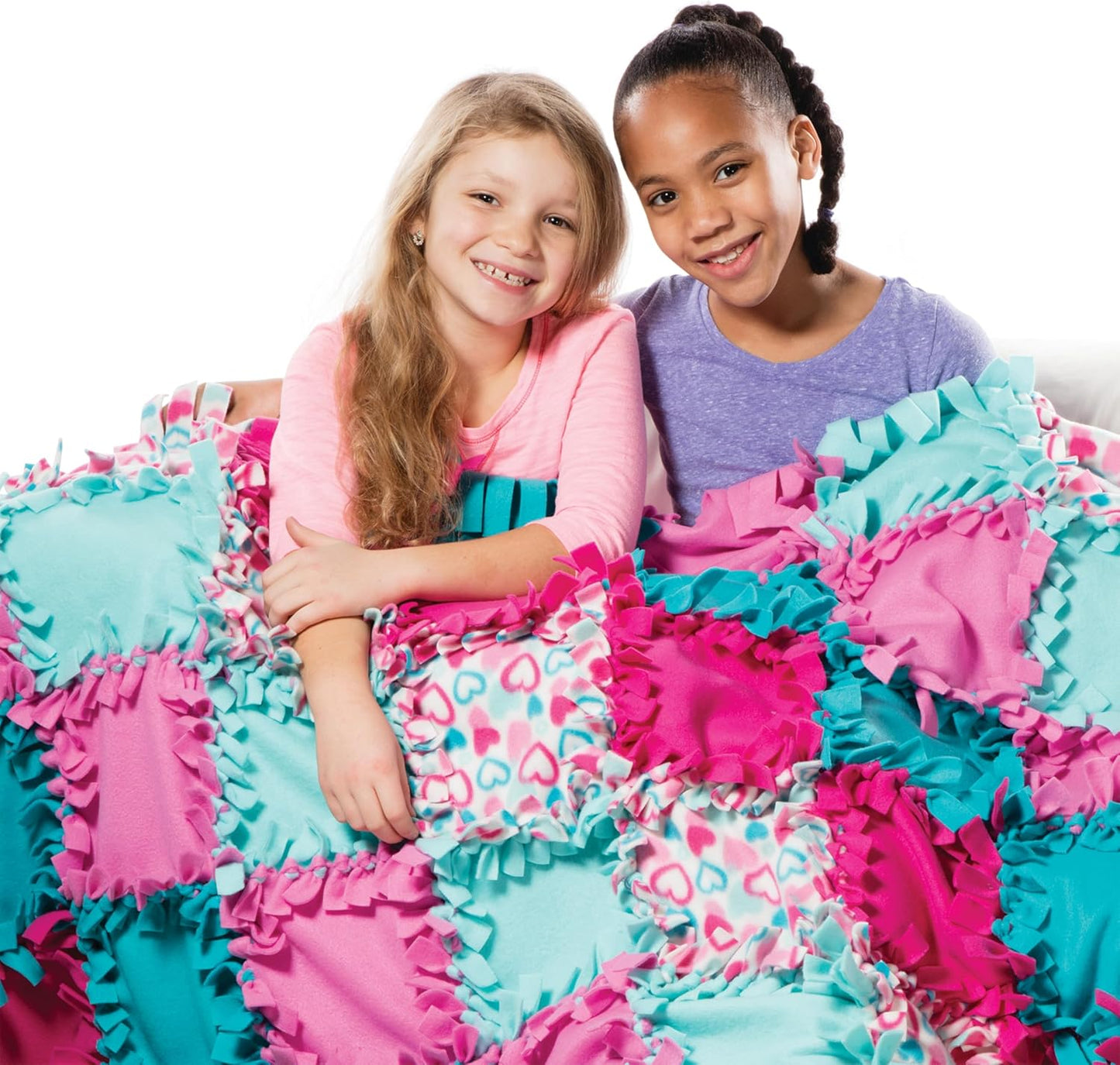 Melissa & Doug Fleece Quilt No-Sew Craft Kit, Multi