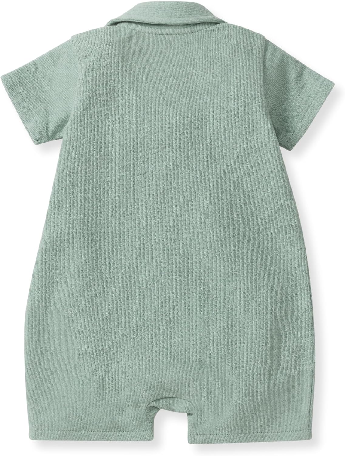 Burt's Bees Baby baby-boys Polo Rompers, 100% Organic Cotton One-piece Coverall and Layette Set