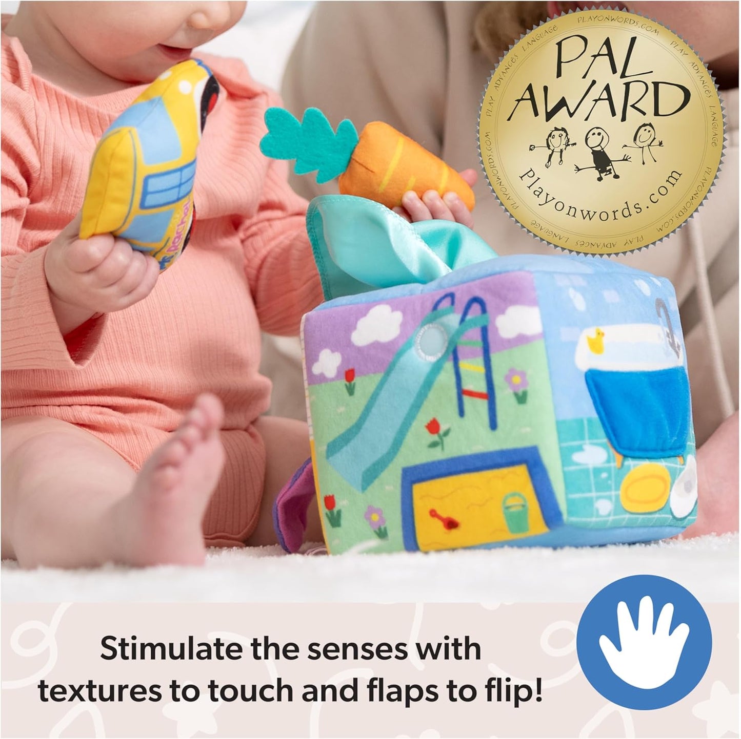 Ms. Rachel Official Surprise Learning Box, Educational Toys with Stuffed Animals, Sensory Toys & Activities for Babies, Toddler Toys for Girls & Boys Ages 3 Months - 2+ Years