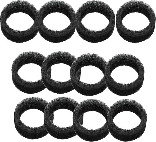 Cat Water Fountain Round Sponge Filters for 84oz/2.5L Stainless Steel Pet Dog Drinking Fountain Replacement Foam Filters (Pack of 12)