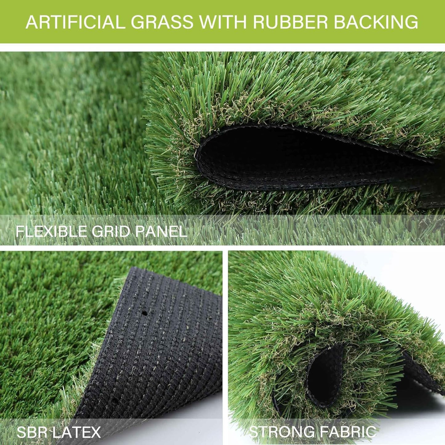 SunTurf Artificial Grass for Dogs, Dog Pee Grass, Fake Grass for Dogs Potty Training, 4x6ft Extra Large Turf Grass, Reusable Puppy Wee Wee Pads, Dog Supplies, Indoor Outdoor