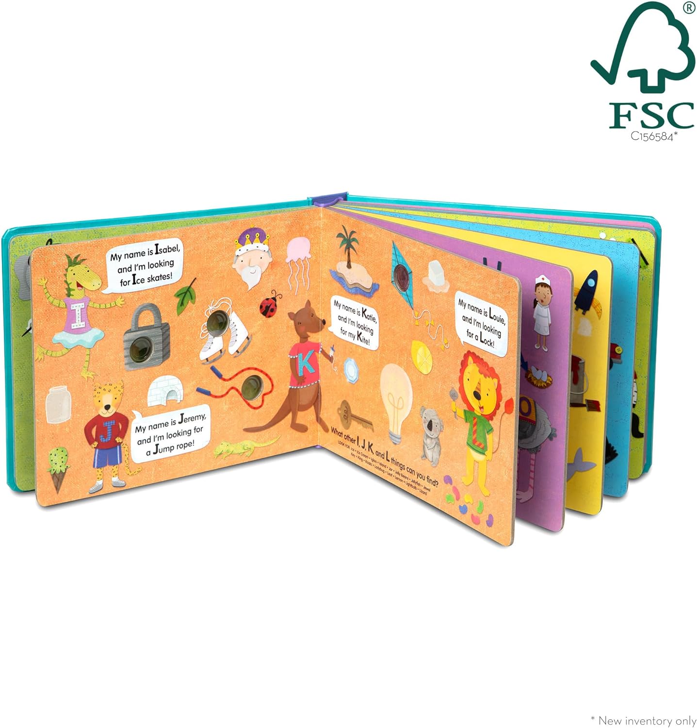 Melissa & Doug Poke-a-Dot! an Alphabet Eye Spy, Interactive Children's Board Book with Buttons to Pop, Educational Sensory Toy for Toddlers & Preschoolers Ages 3+ - FSC Certified