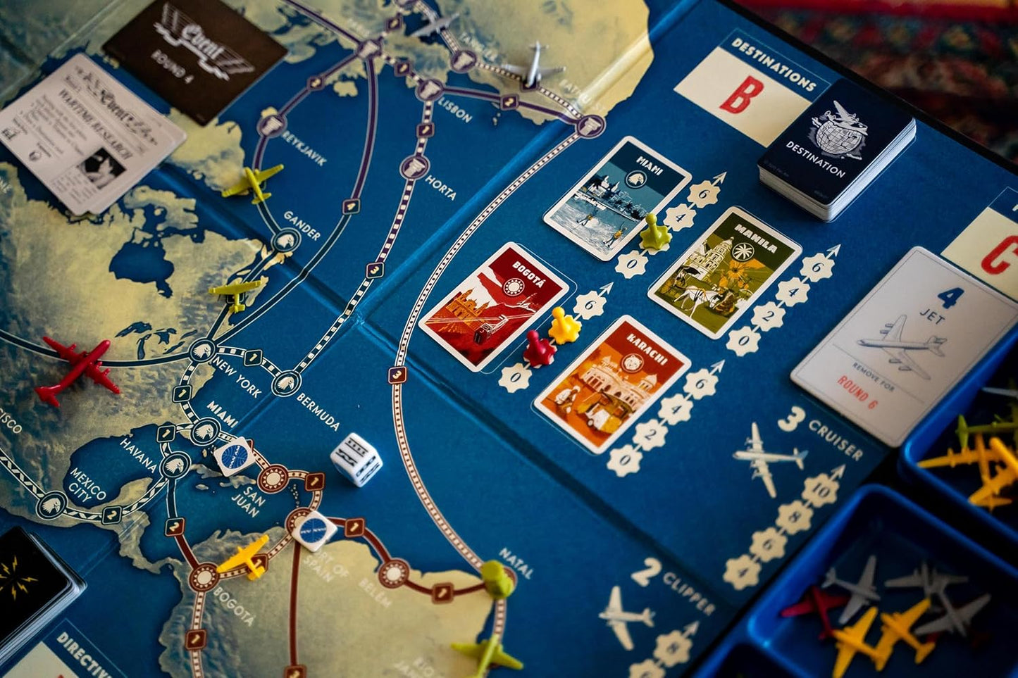 Funko Games Pan Am Board Game, Strategy Board Game, 2-4 Players 6 and Up