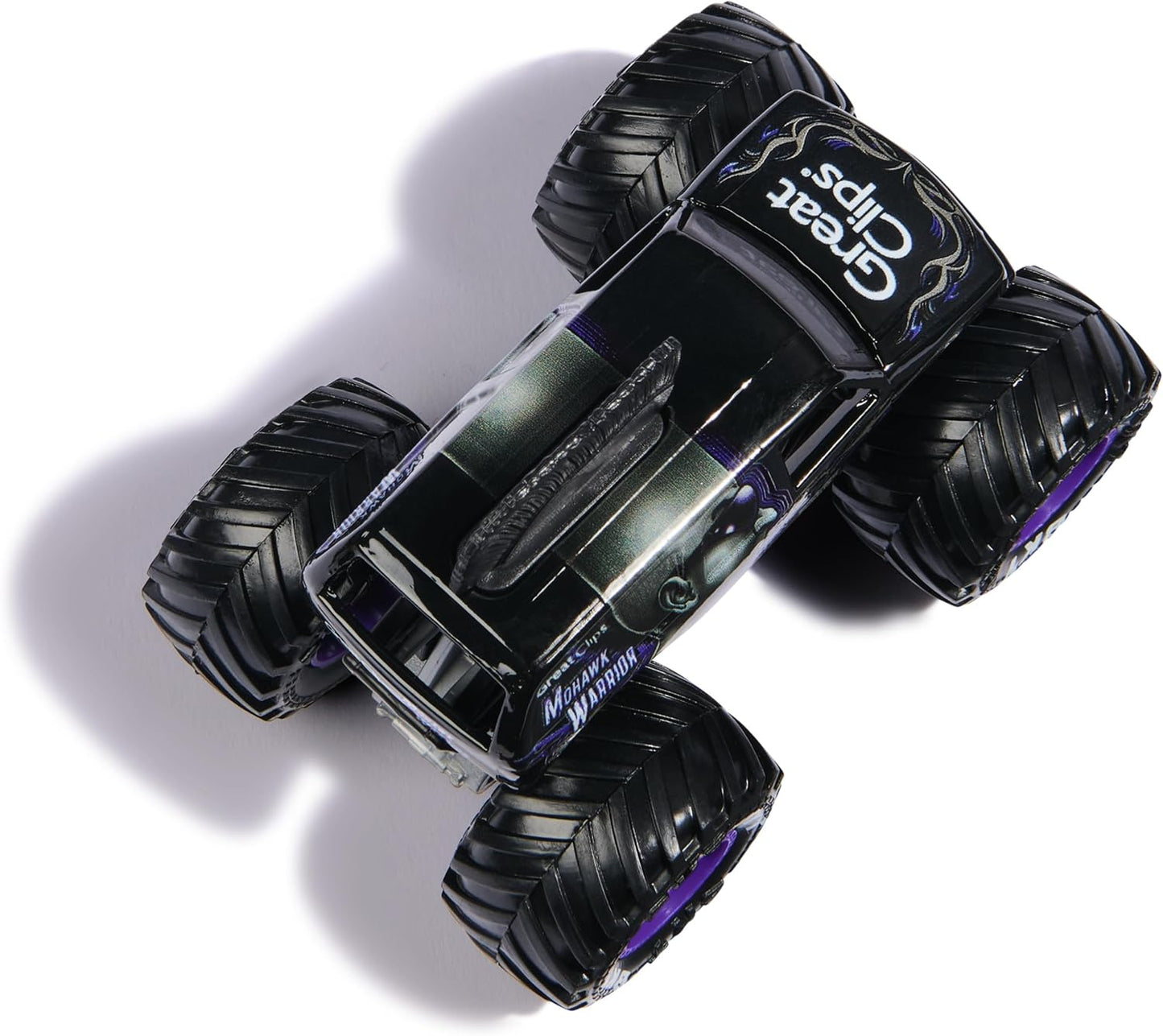 Monster Jam, Official Mohawk Warrior Monster Truck, Die-Cast Vehicle, 1:64 Scale, Kids Toys for Boys Ages 3 and up