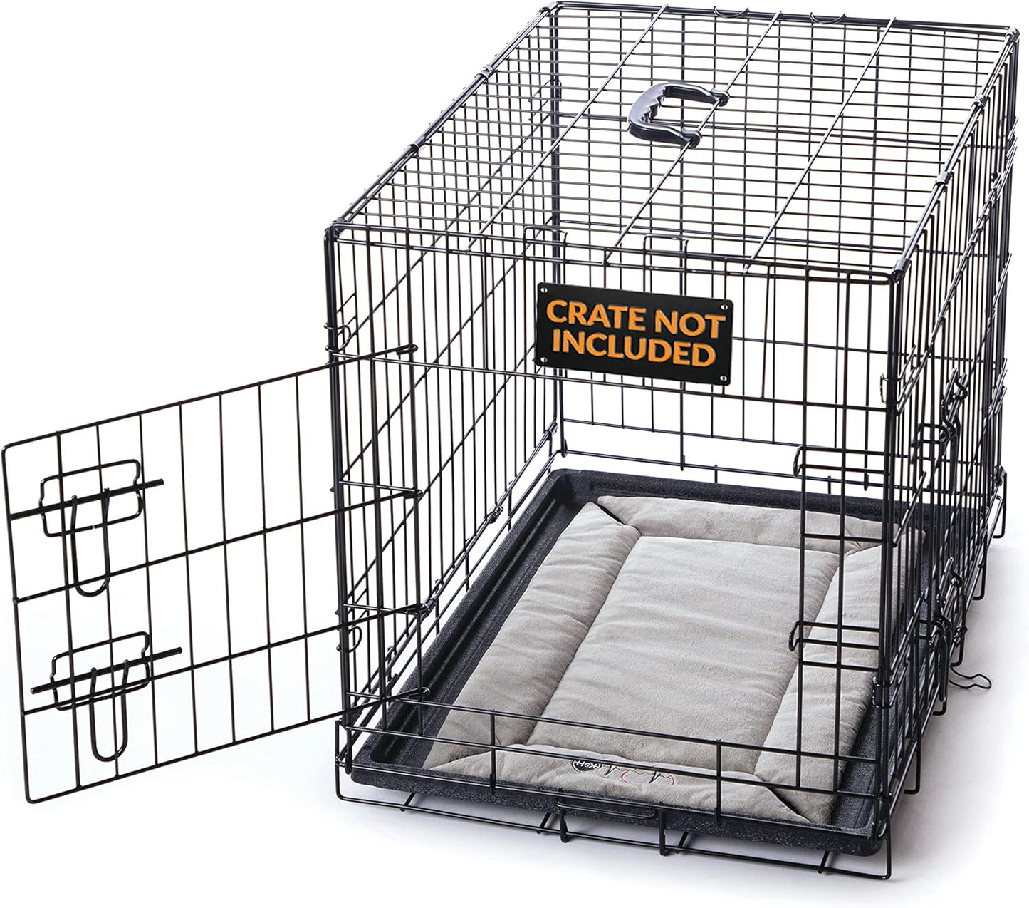 K&H Pet Products Mother’s Heartbeat Puppy Crate Pad Gray Fleece Small Breed beat 14 X 22 Inches