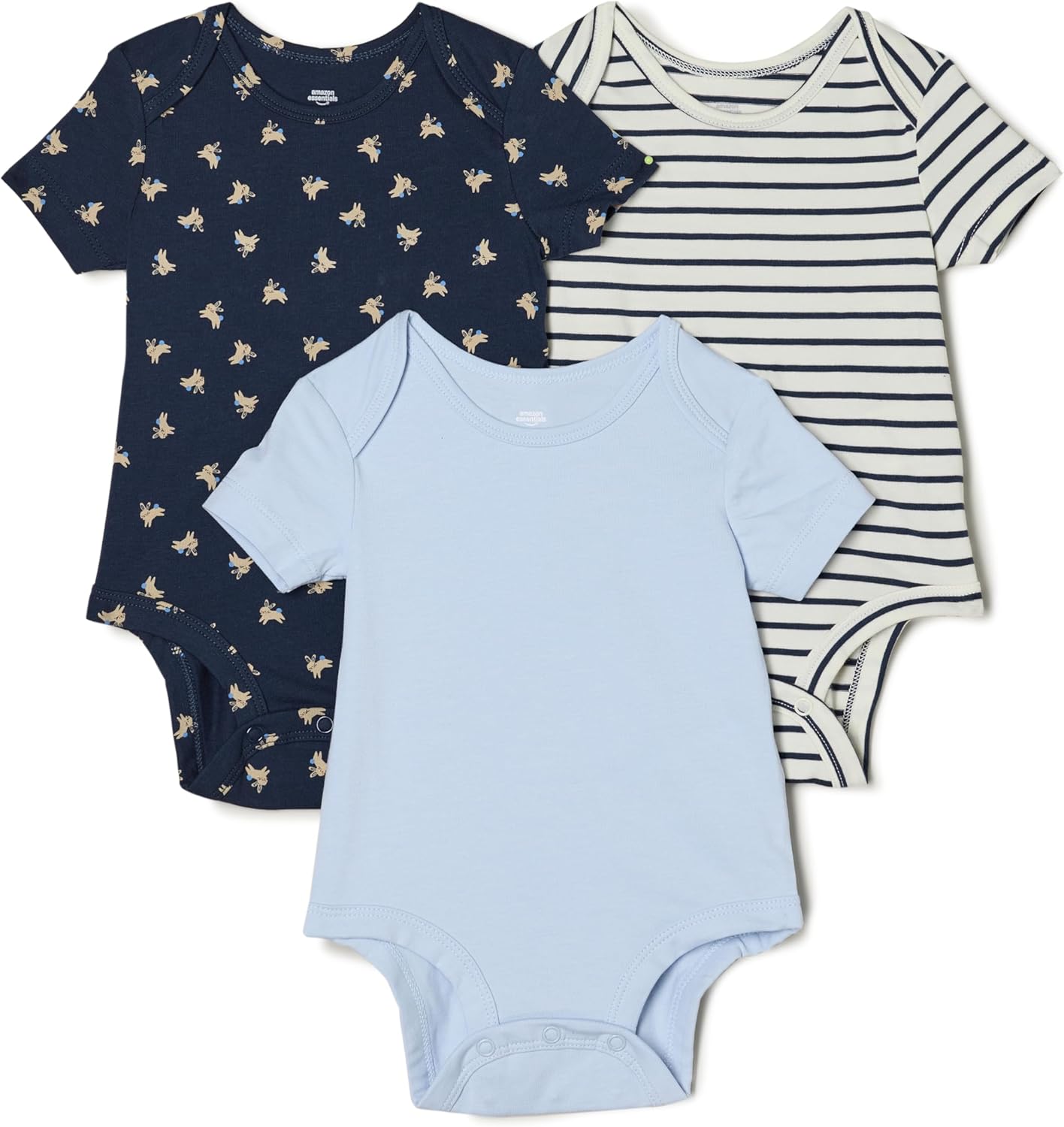Amazon Essentials x Sofia Grainge Unisex Babies' Short Sleeve Crewneck Bodysuit