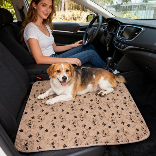Pet Training Pad - Washable Reusable Mat for Daily Pet Care, Absorbent Layer Design with Non-Slip Waterproof Base, Puppy Pee Pad for Home Hygiene, Indoor Floor, Bedding and Travel Comfort Use