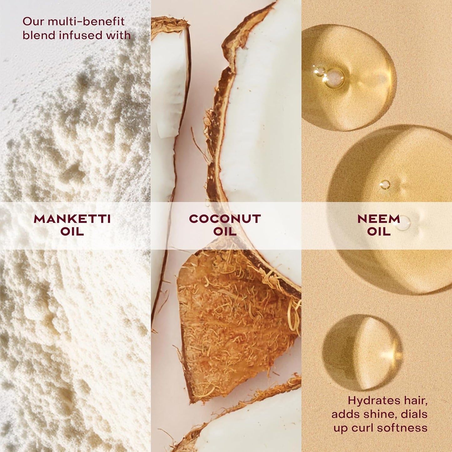 Shea Moisture Coconut & Hibiscus Smooth & Shine Oil Coconut & Hibiscus Softens And Hydrates Hair With Manketti And Coconut Oil For A Lightweight Texture 3.3 Fl Oz