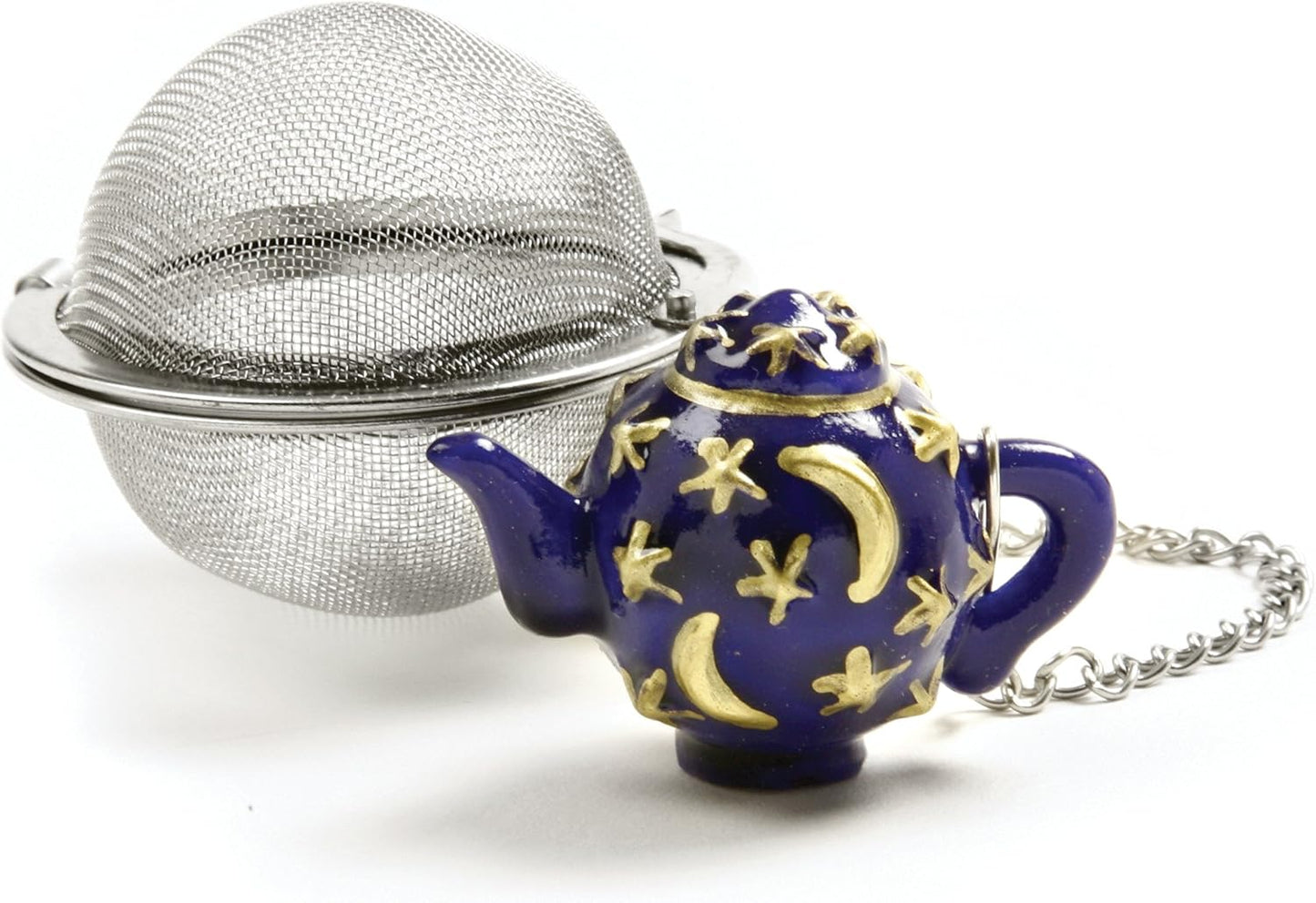 Norpro Stainless Steel 2-Inch Mesh Tea Infuser Ball with Teapot Weight