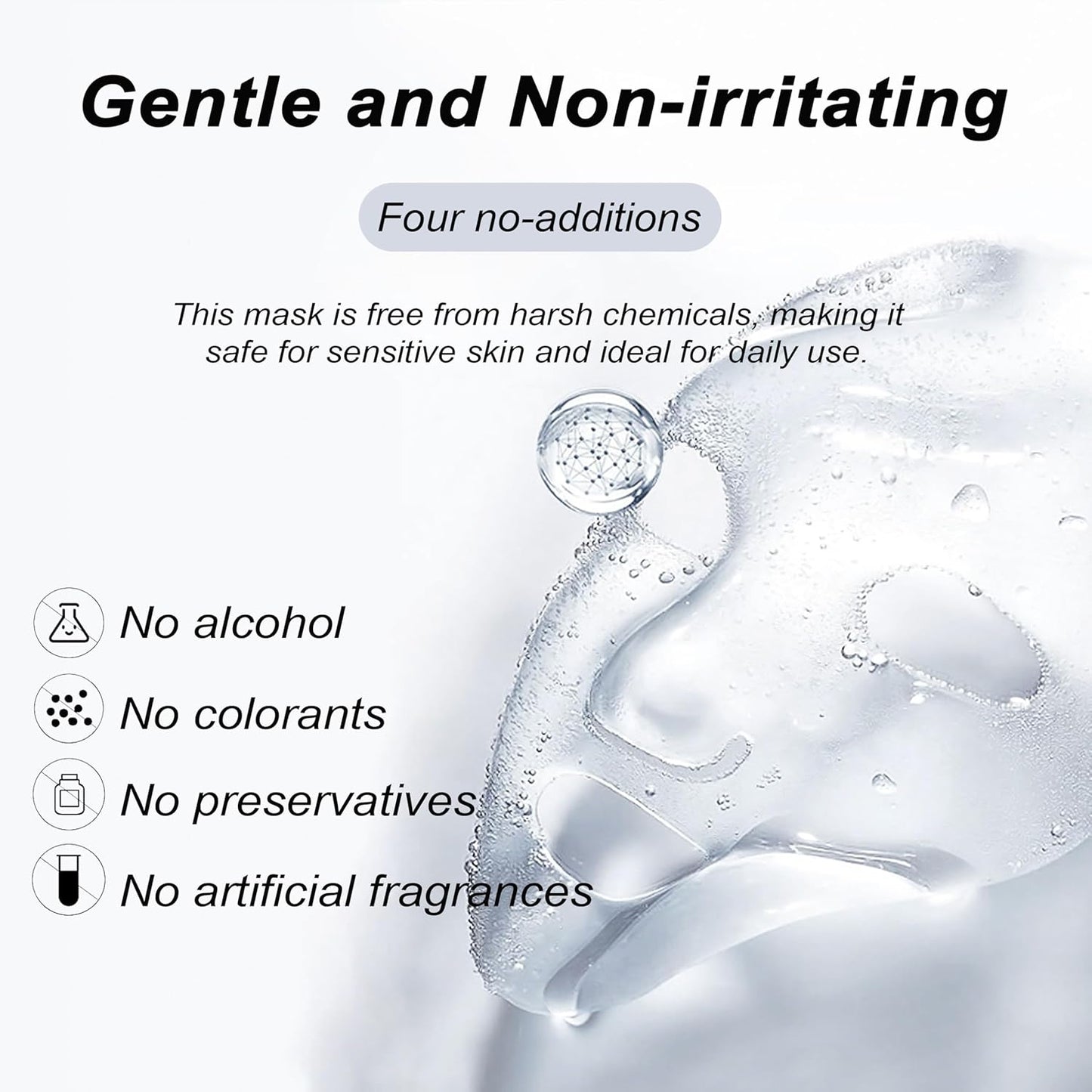 8pcs Collagen Face Mask, Hydrogel Overnight Face Mask for Hydration & Soothing, Hydrogel Collagen Facial Mask, Face Masks Facial Masks Skincare