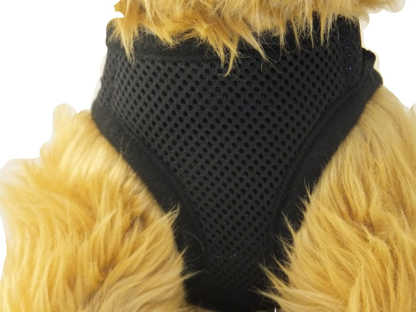 Soft No Pull Step-in Dog Harness Small Dog XXS XS Vest for Teacup, Chihuahua, Yorkie, Pomeranian Dog Vest Harness for Puppy Black Mesh Comfy (2-4 lbs)