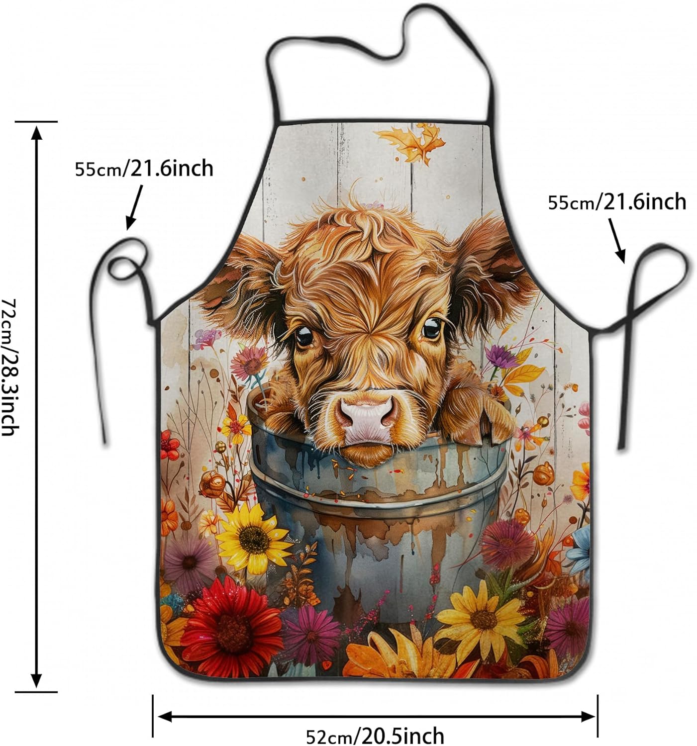 Funny Apron for Men Women Baking Gardening Sewing BBQ Waterproof Cute Gifts