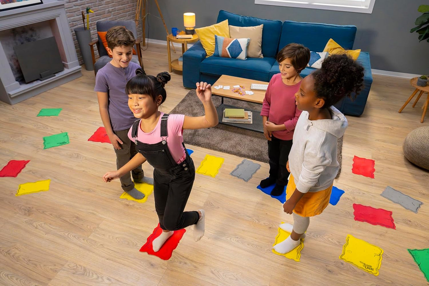 Endless Games The Original The Floor is Lava! Game by Endless Games - Interactive Game for Kids and Adults - Promotes Physical Activity - Indoor and Outdoor Safe